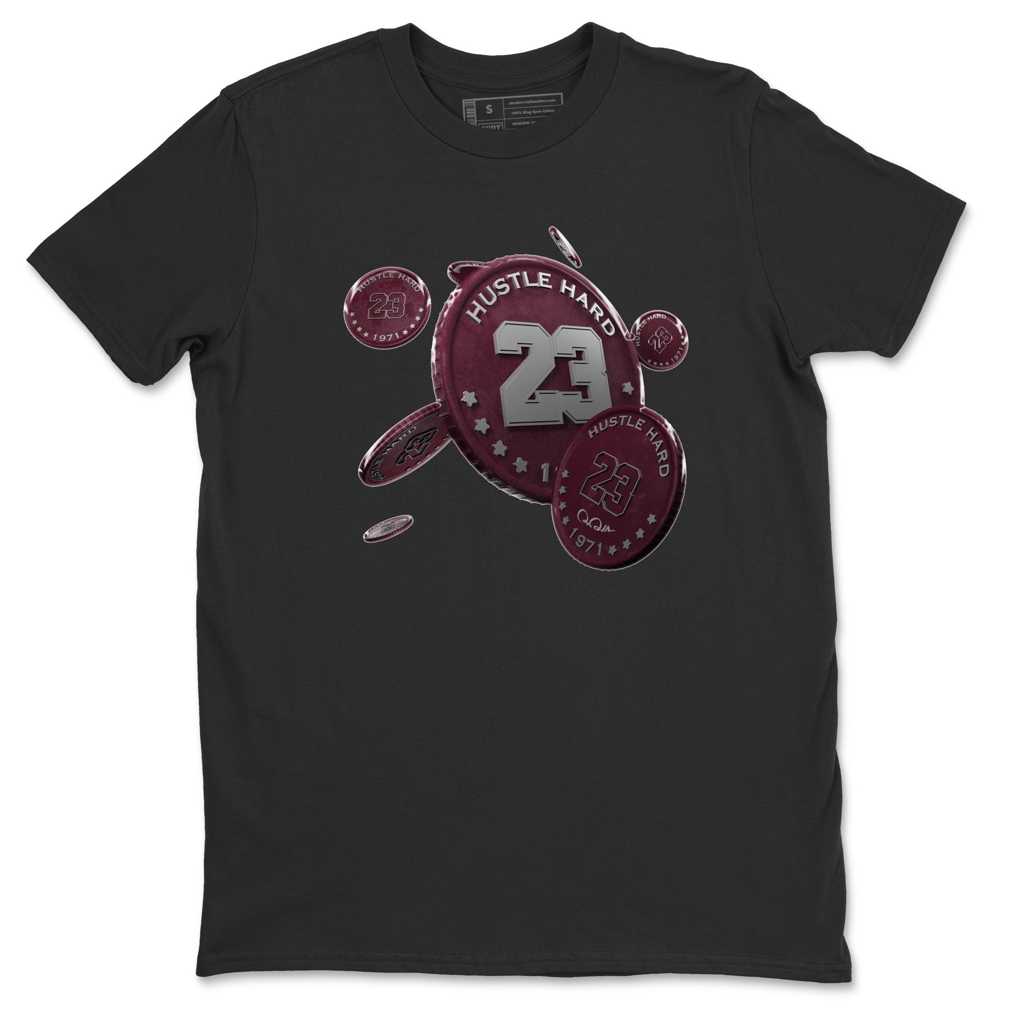 Coin Drop Unisex Tops - Air Jordan 5 Burgundy