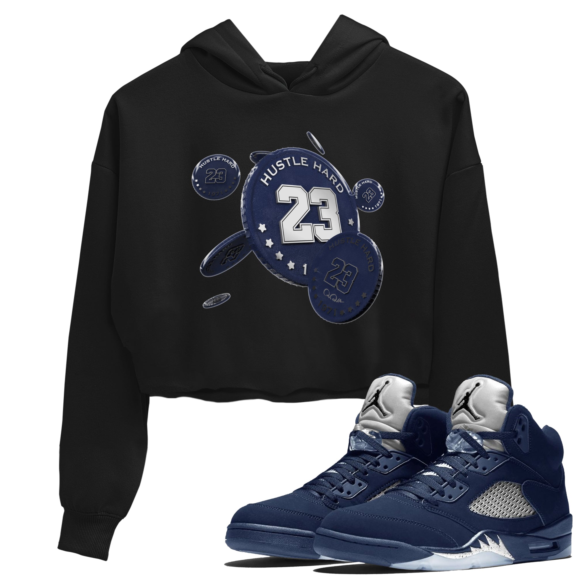 Coin Drop Women's Tops - Air Jordan 5 Georgetown