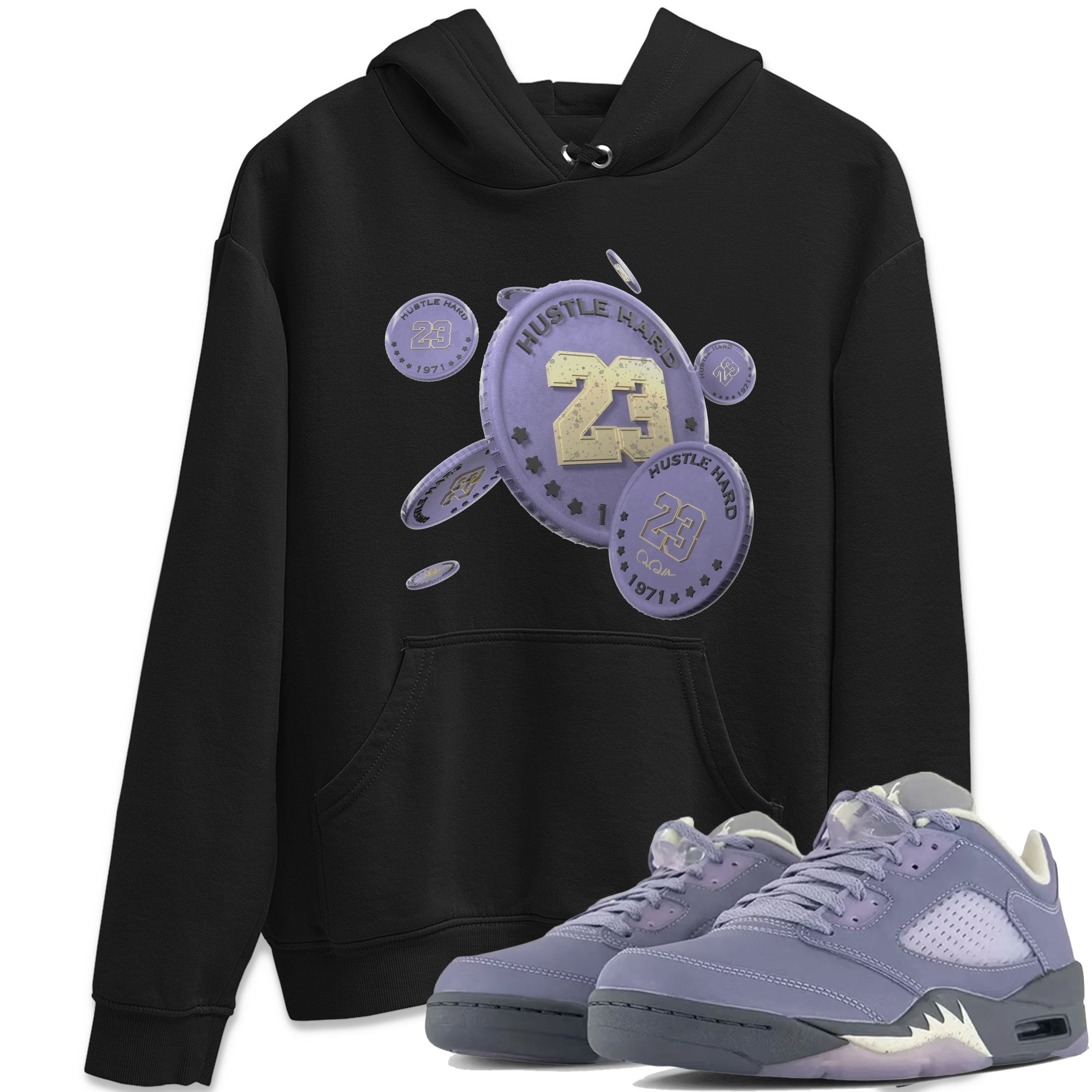 Coin Drop Unisex Tops - Air Jordan 5 Indigo Haze