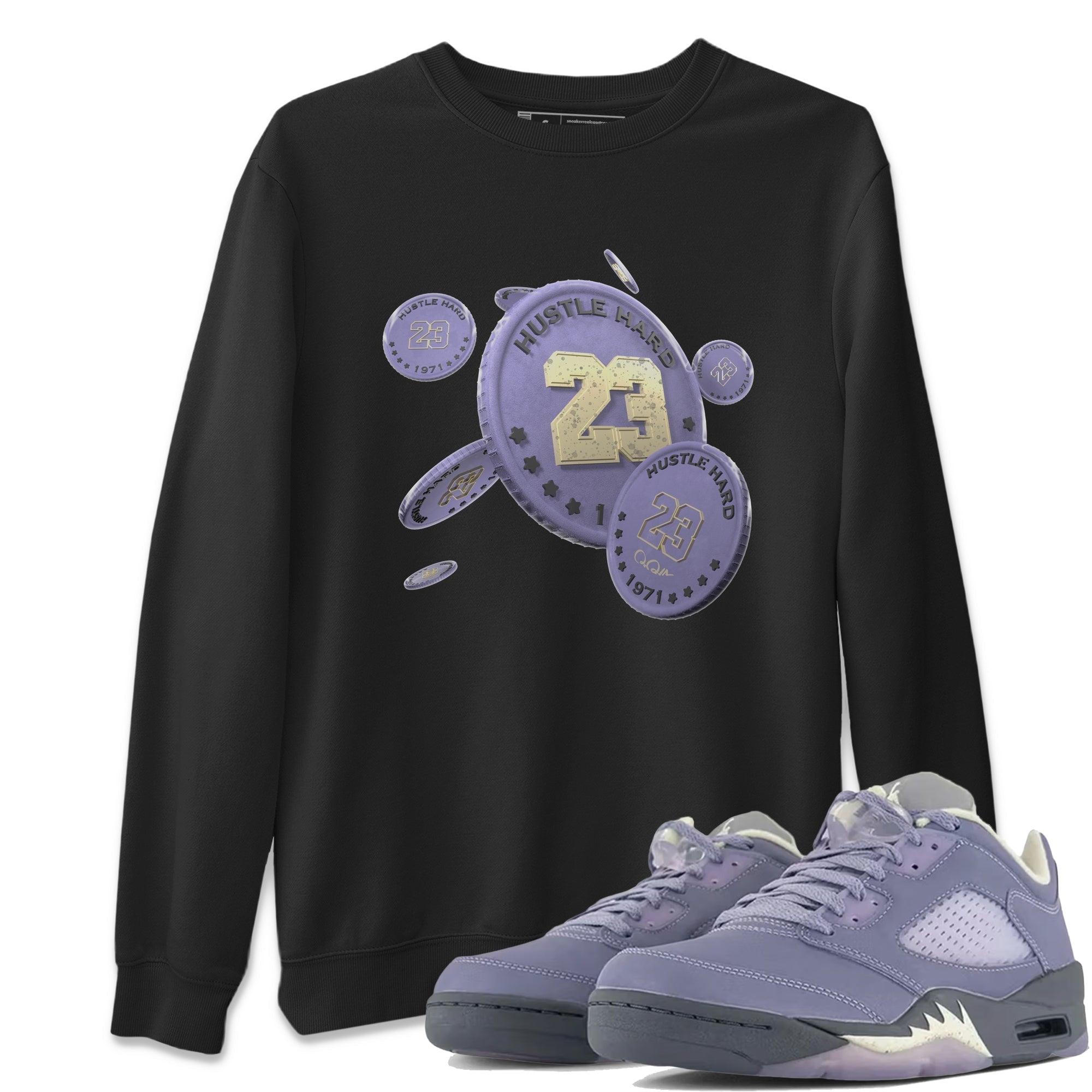 Coin Drop Unisex Tops - Air Jordan 5 Indigo Haze