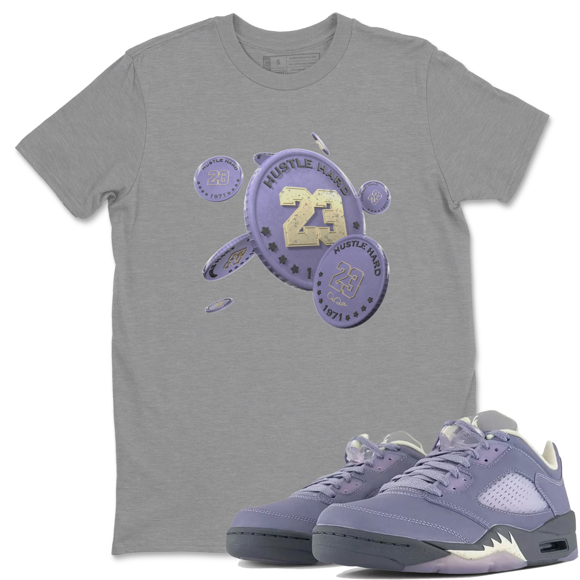 Coin Drop Unisex Tops - Air Jordan 5 Indigo Haze