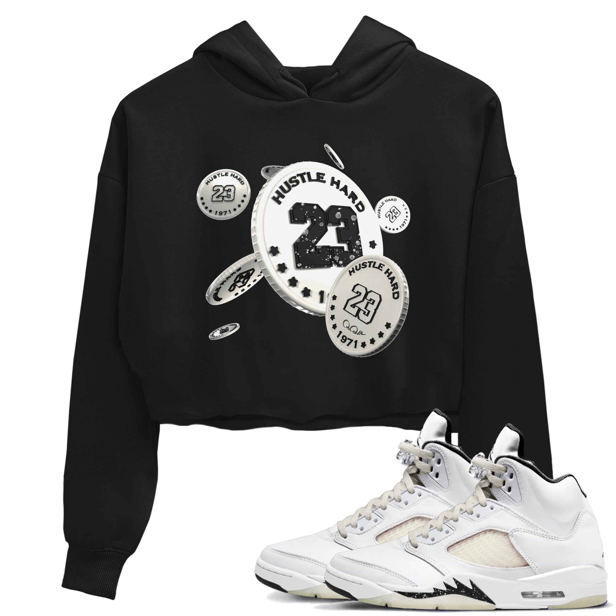 Coin Drop snkmatch Women's Top - Air Jordan 5 Sail