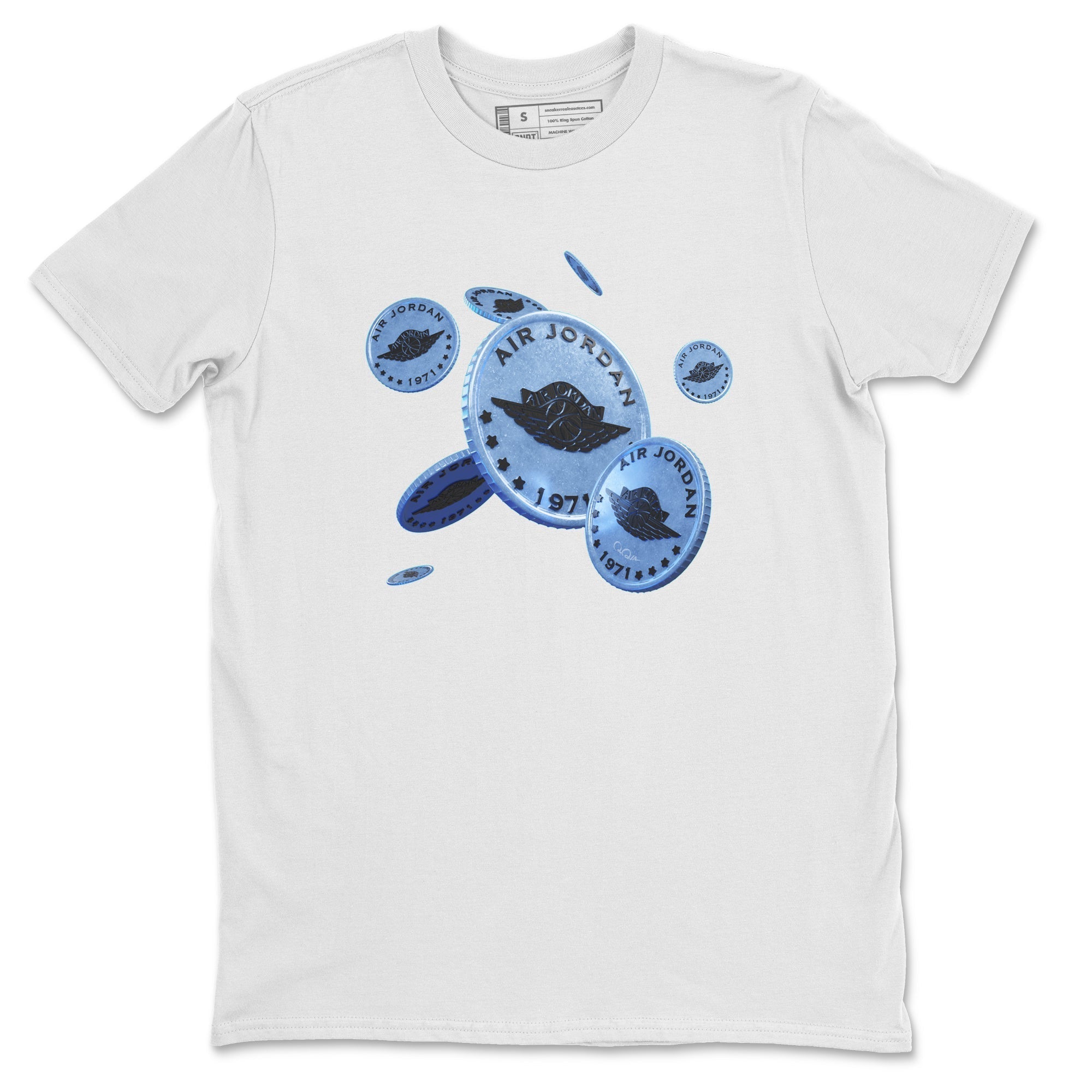 Coin Drop Unisex Tops - Air Jordan 5 UNC