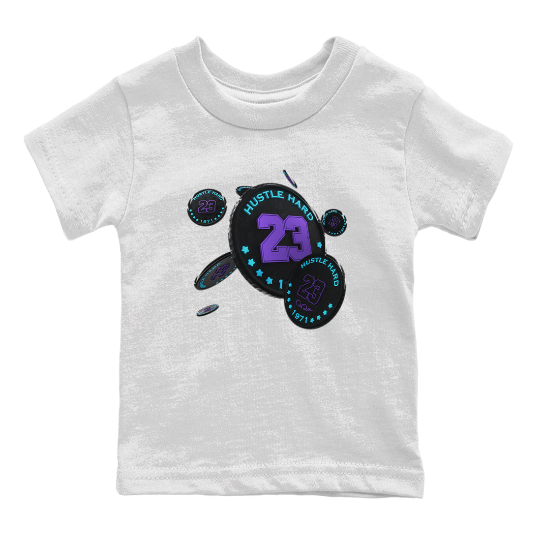 Coin Drop Kids Tops - Air Jordan 6 Aqua
