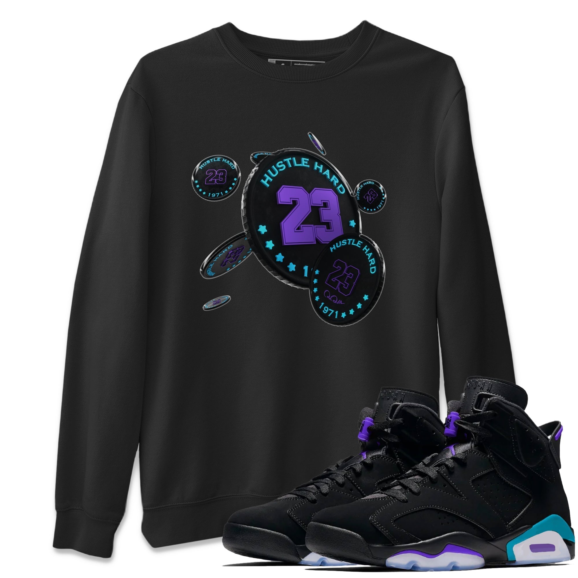 Coin Drop Unisex Tops - Air Jordan 6 Aqua