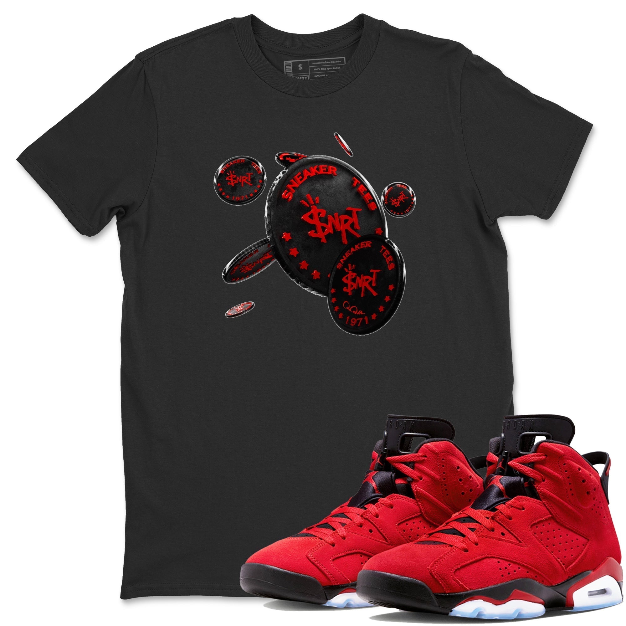 Coin Drop Unisex Tops - Air Jordan 6 Toro Bravo