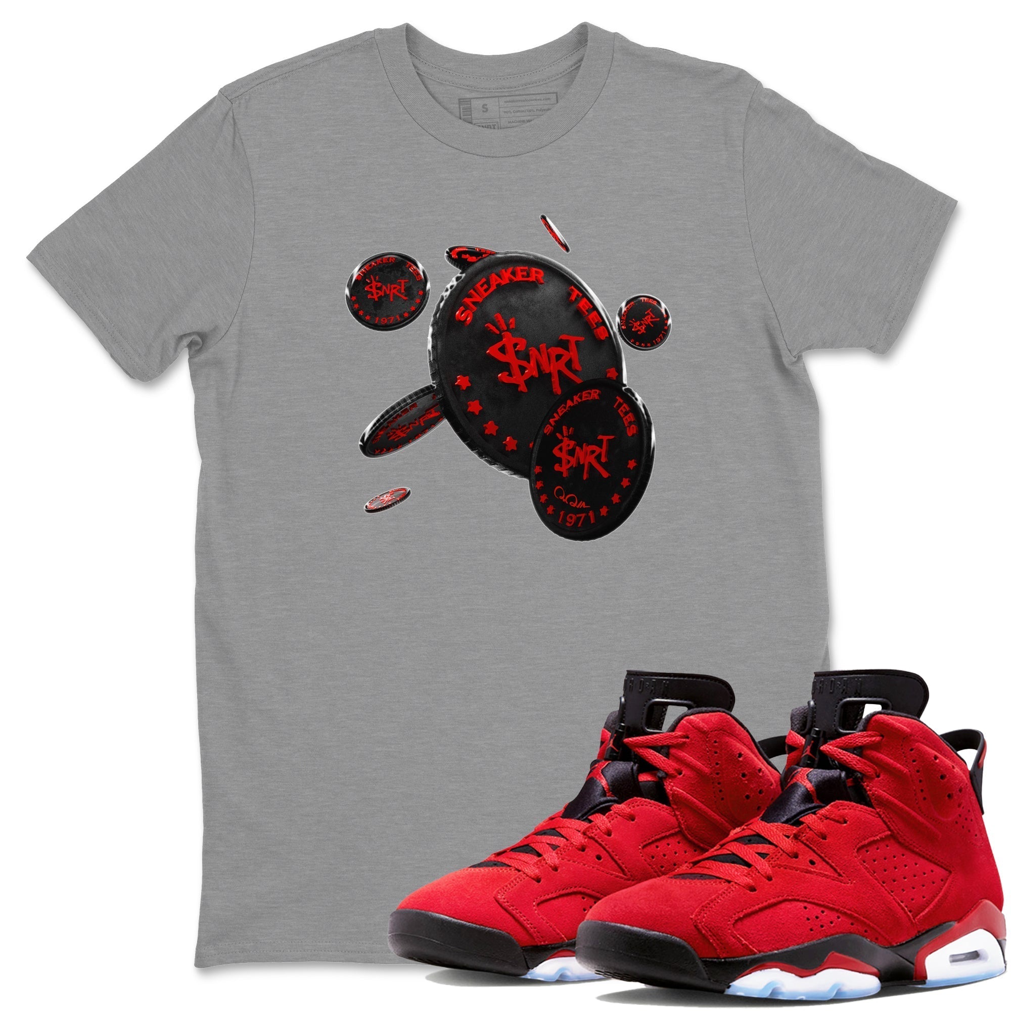 Coin Drop Unisex Tops - Air Jordan 6 Toro Bravo