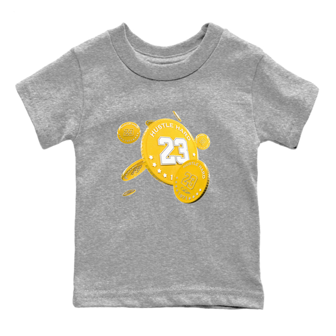 Coin Drop snkmatch Tee Kids - Air Jordan 6 Yellow Ochre