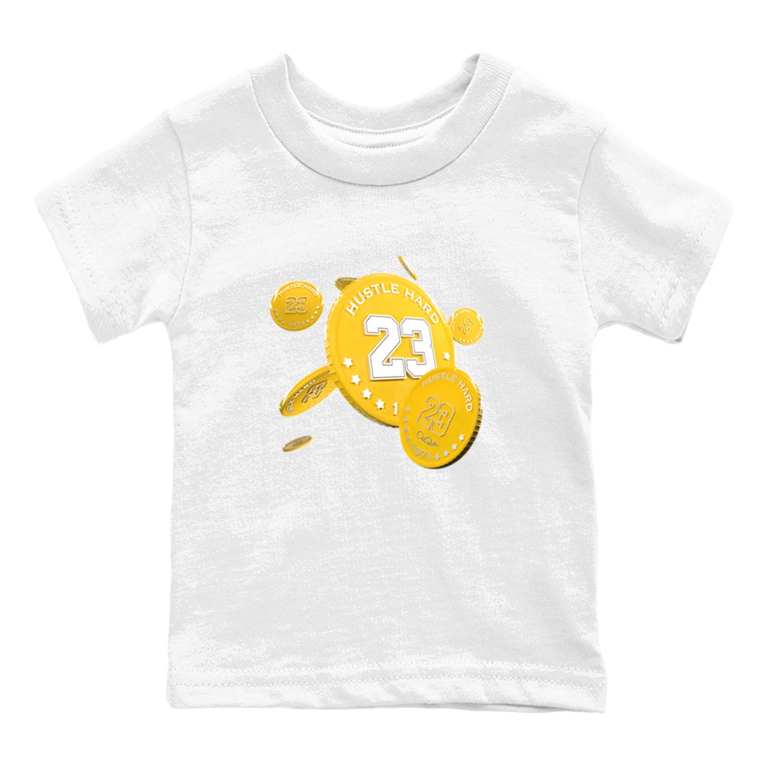 Coin Drop snkmatch Tee Kids - Air Jordan 6 Yellow Ochre