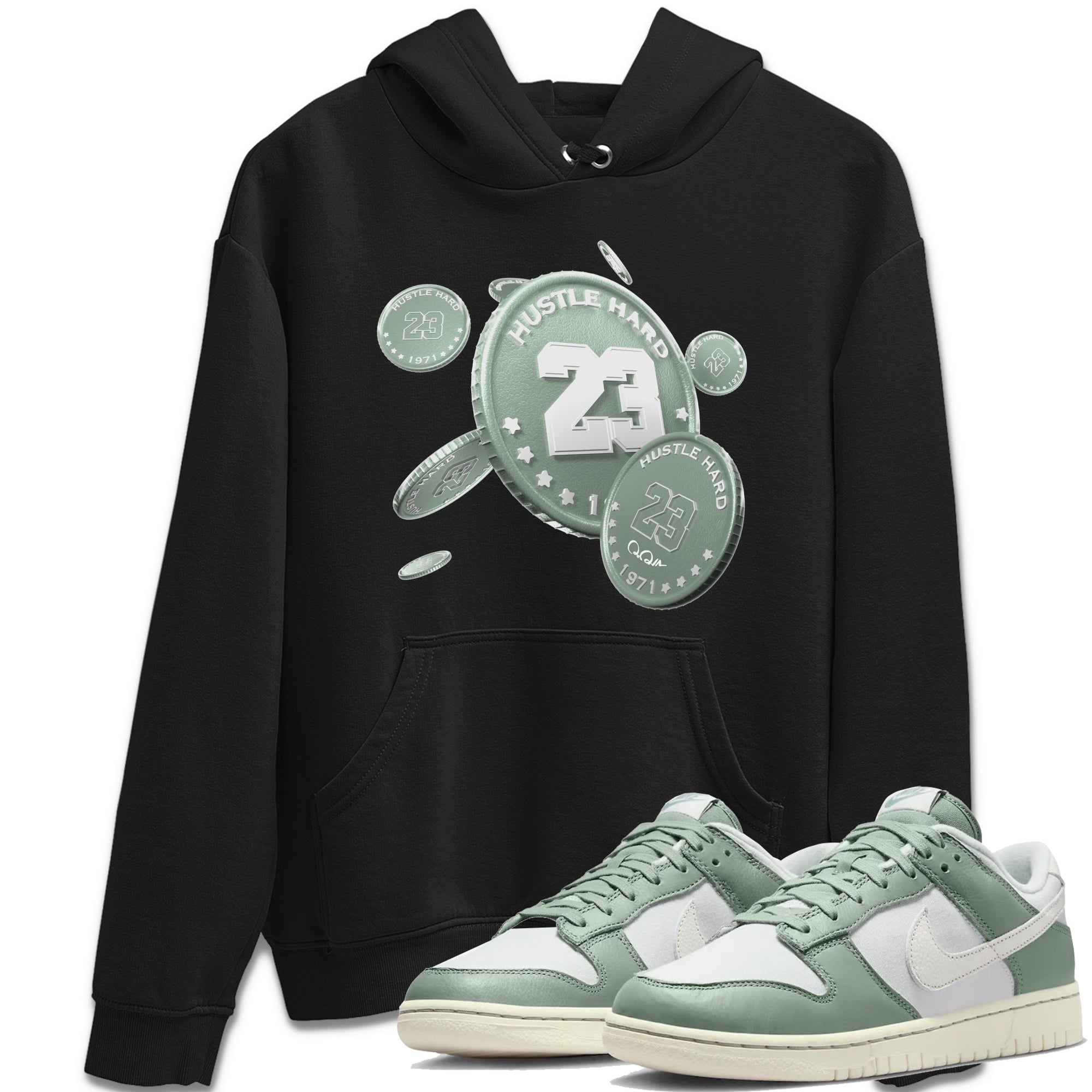 Coin Drop Unisex Tops - Dunk Mica Green