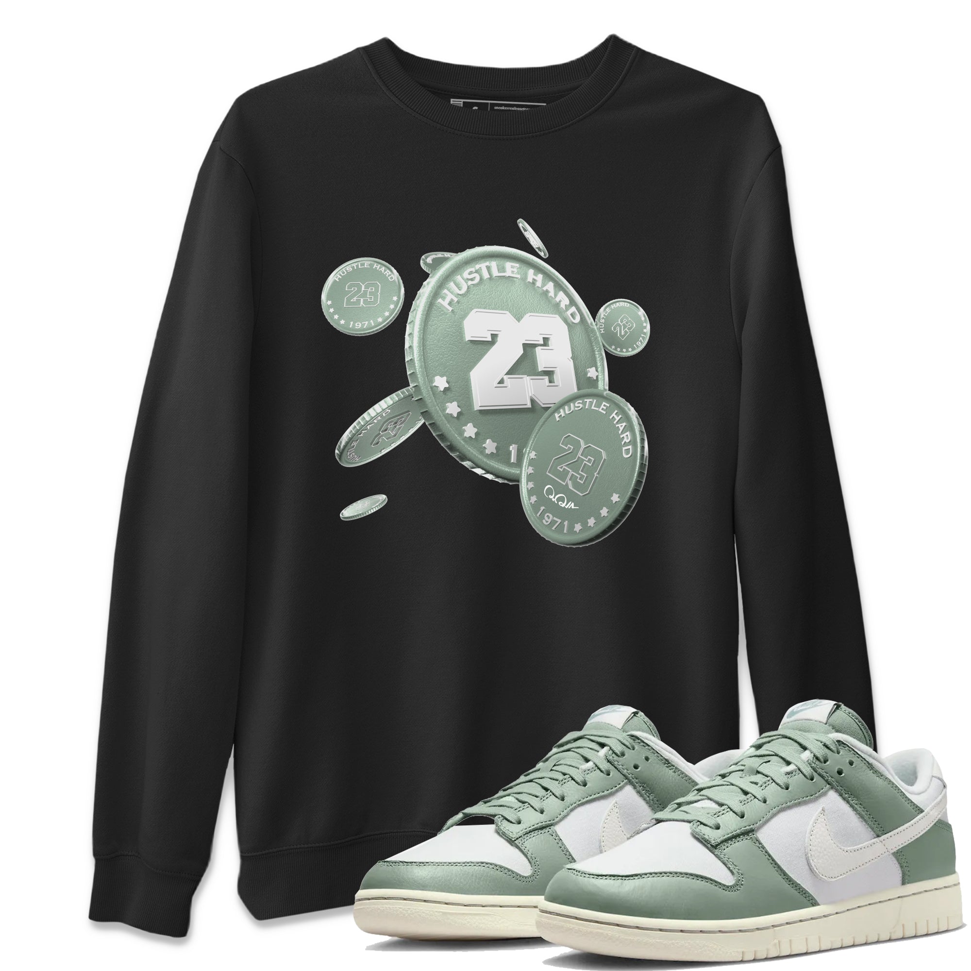 Coin Drop Unisex Tops - Dunk Mica Green