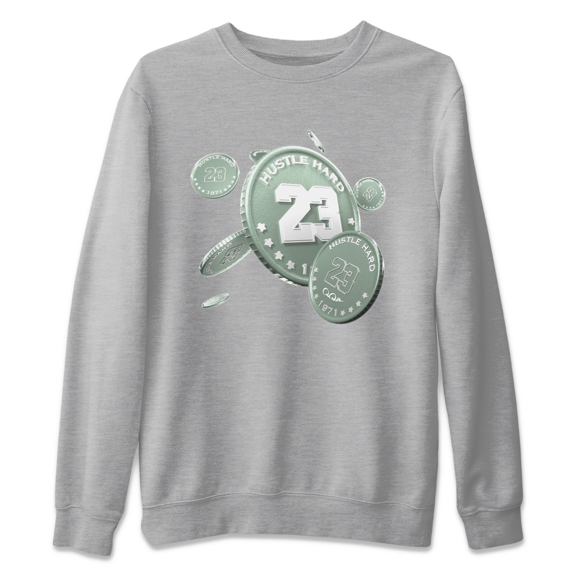 Coin Drop Unisex Tops - Dunk Mica Green