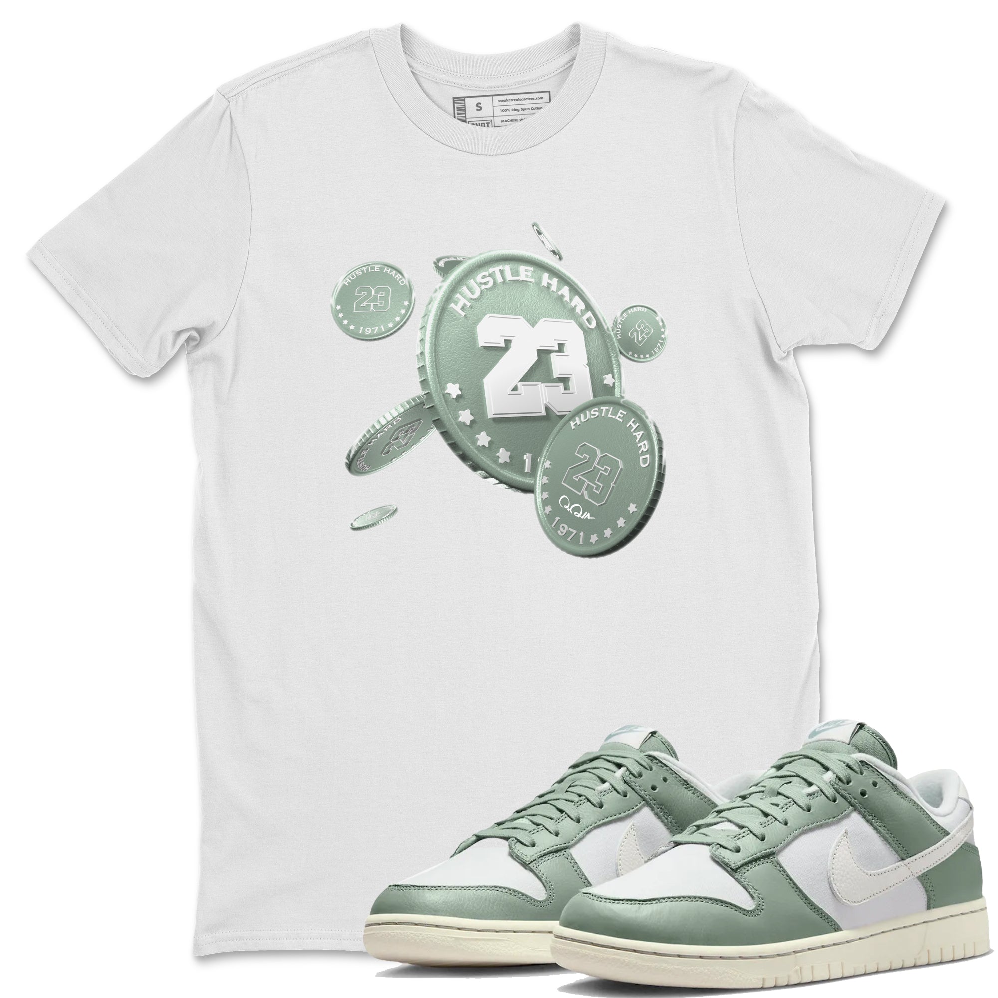Coin Drop Unisex Tops - Dunk Mica Green