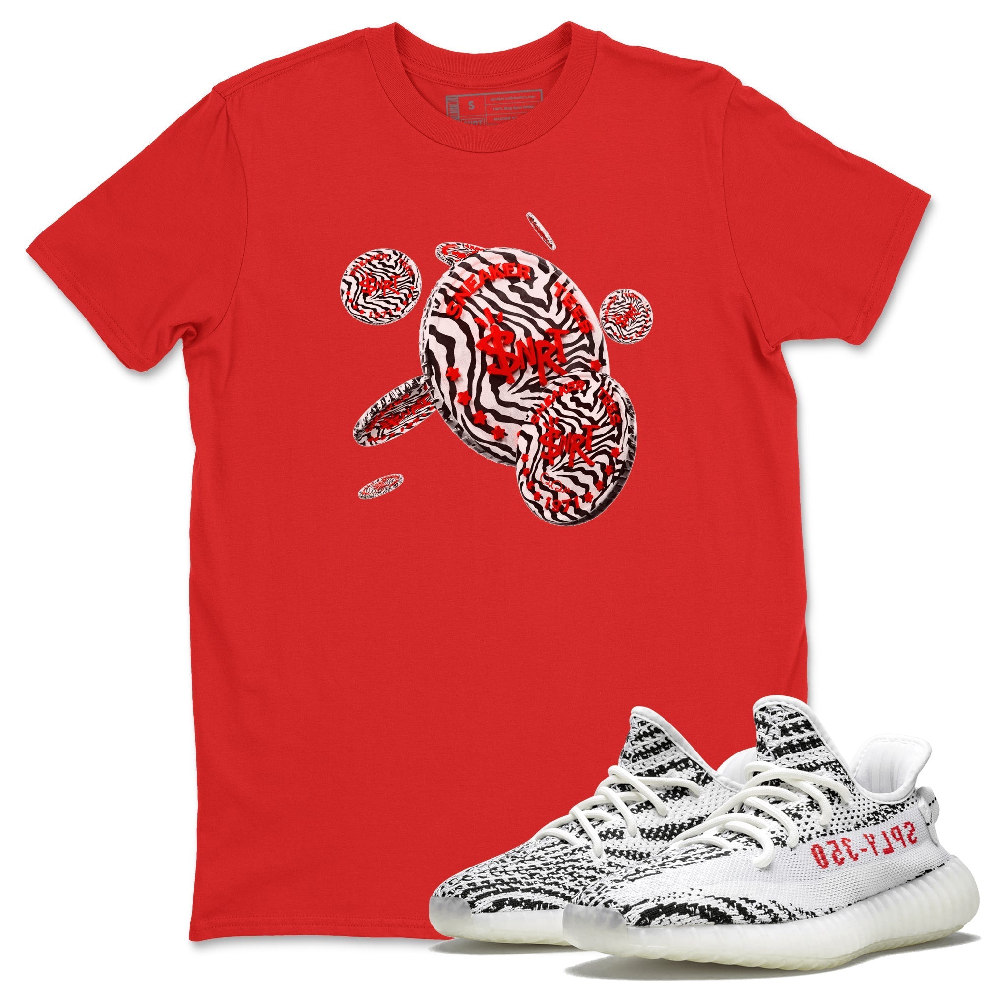 Coin Drop Unisex Tops - Yeezy 350 Zebra