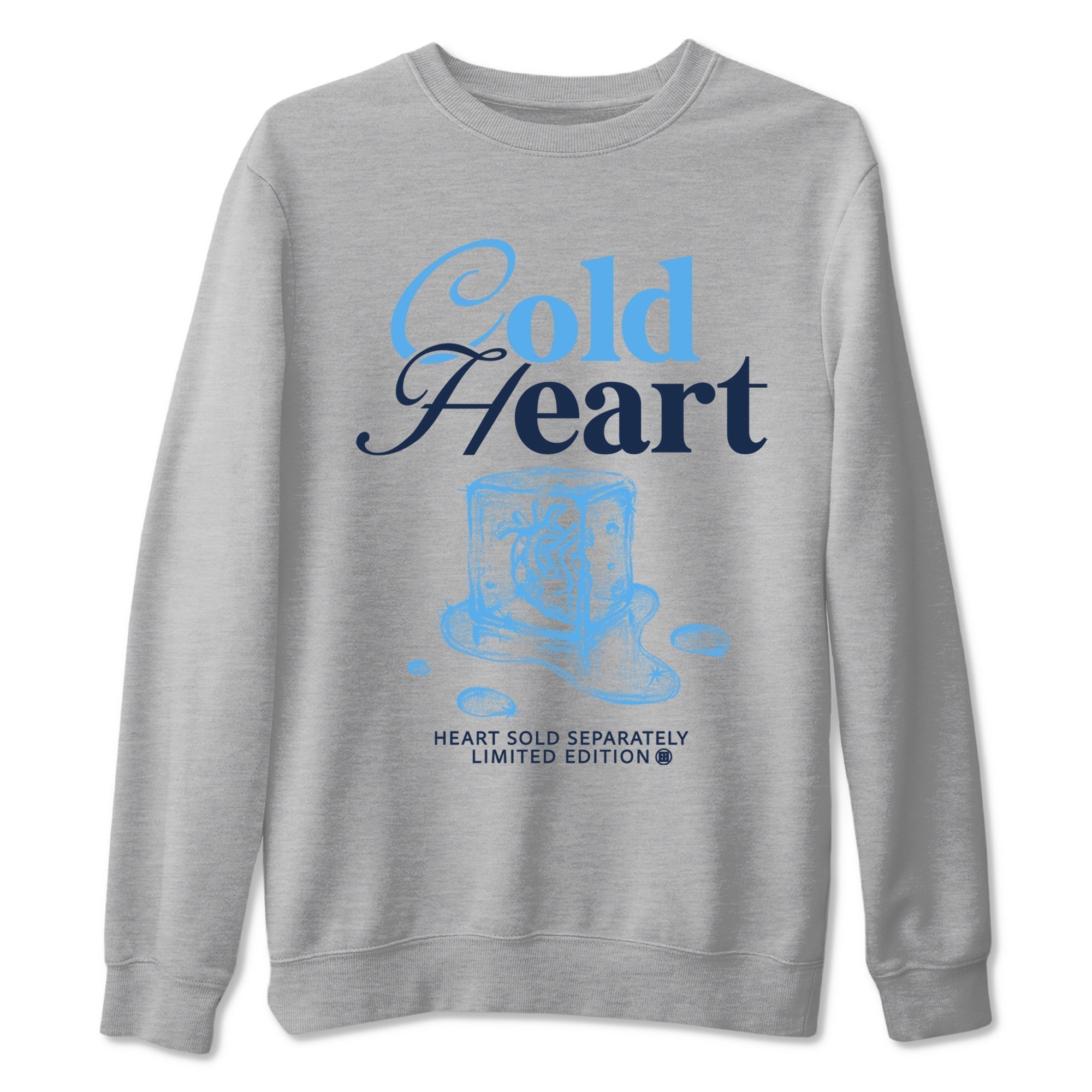 Cold Heart snkmatch Tees - Air Jordan 1 Obsidian
