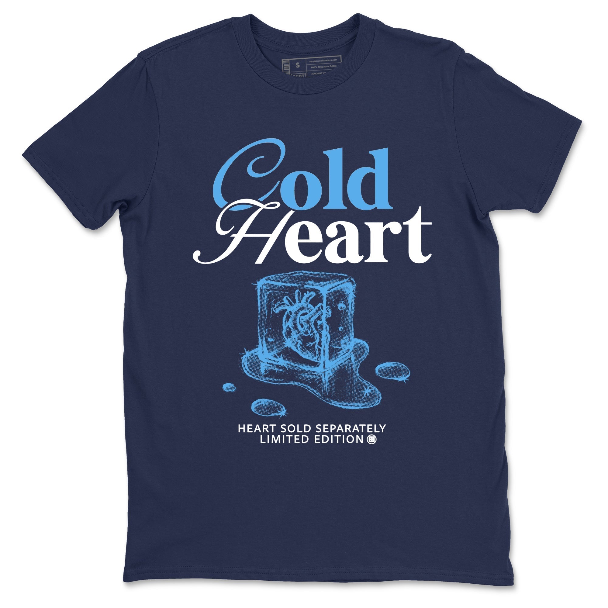 Cold Heart snkmatch Tees - Air Jordan 1 Obsidian