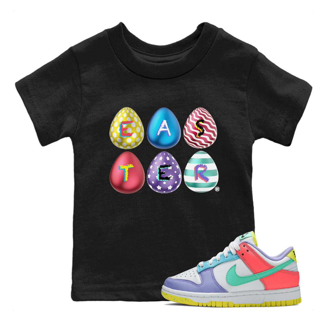 Colorful Easter Kids Tops - Dunk Easter Candy