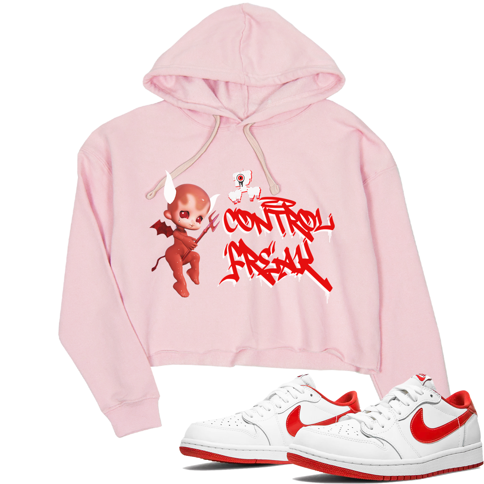 Control Freak snkmatch Women's Top - Air Jordan 1 University Red