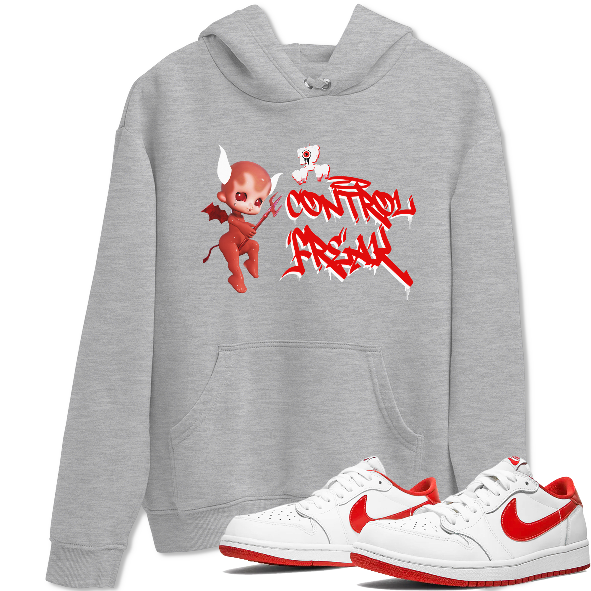 Control Freak snkmatch Tee - Air Jordan 1 University Red