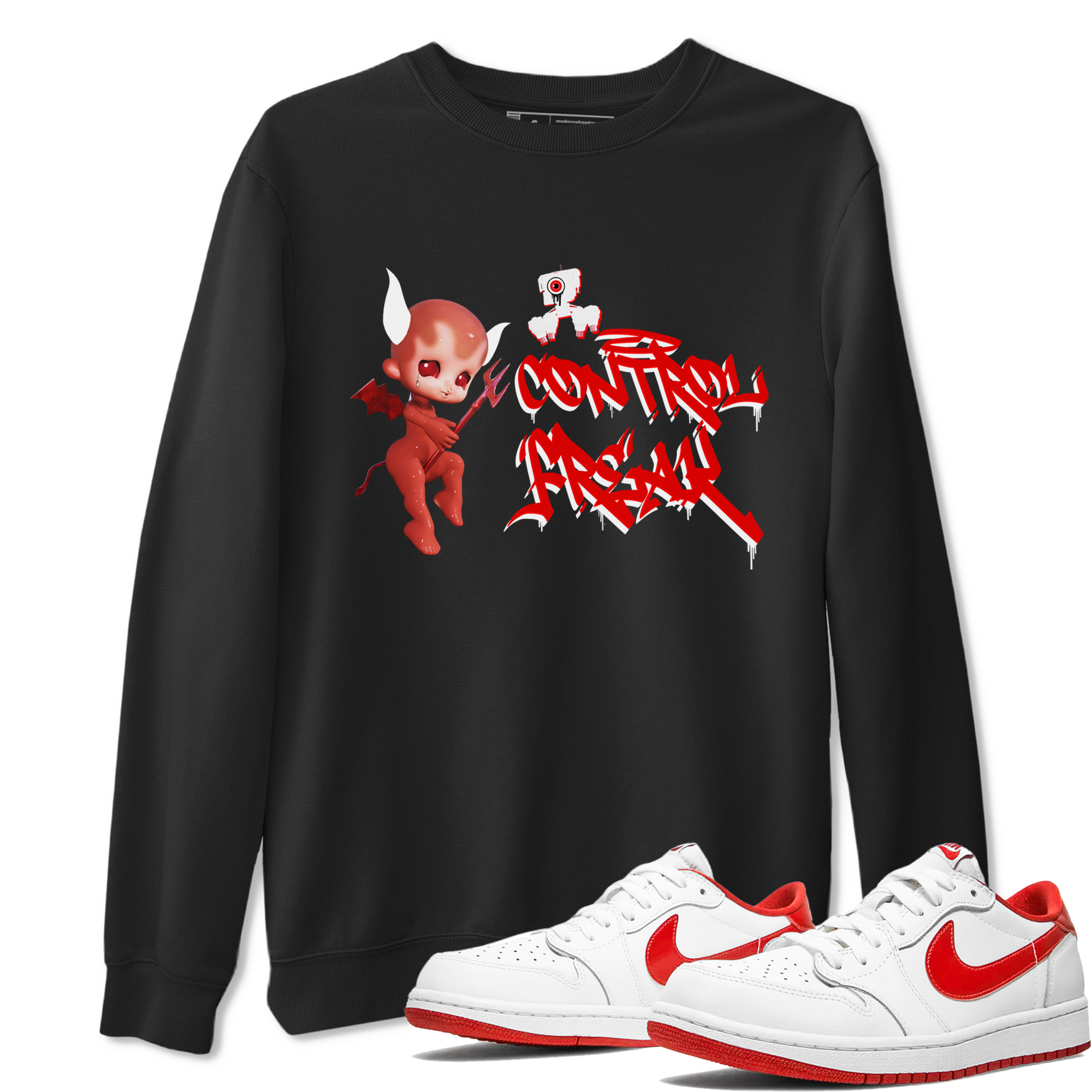 Control Freak snkmatch Tee - Air Jordan 1 University Red