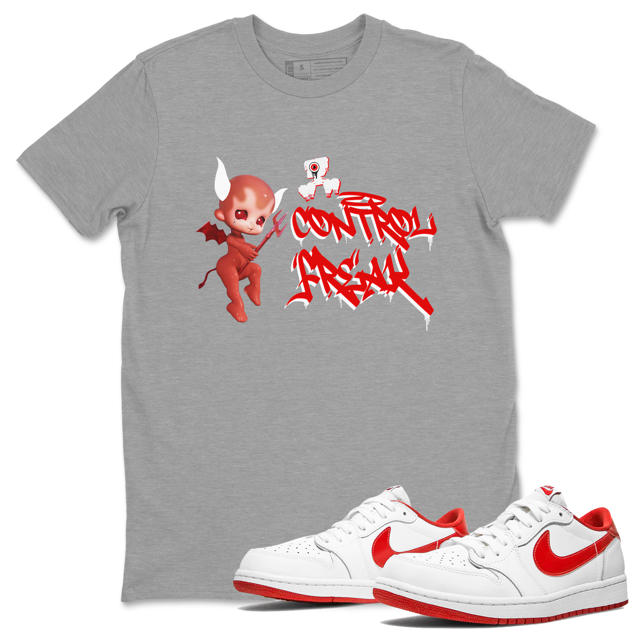 Control Freak snkmatch Tee - Air Jordan 1 University Red