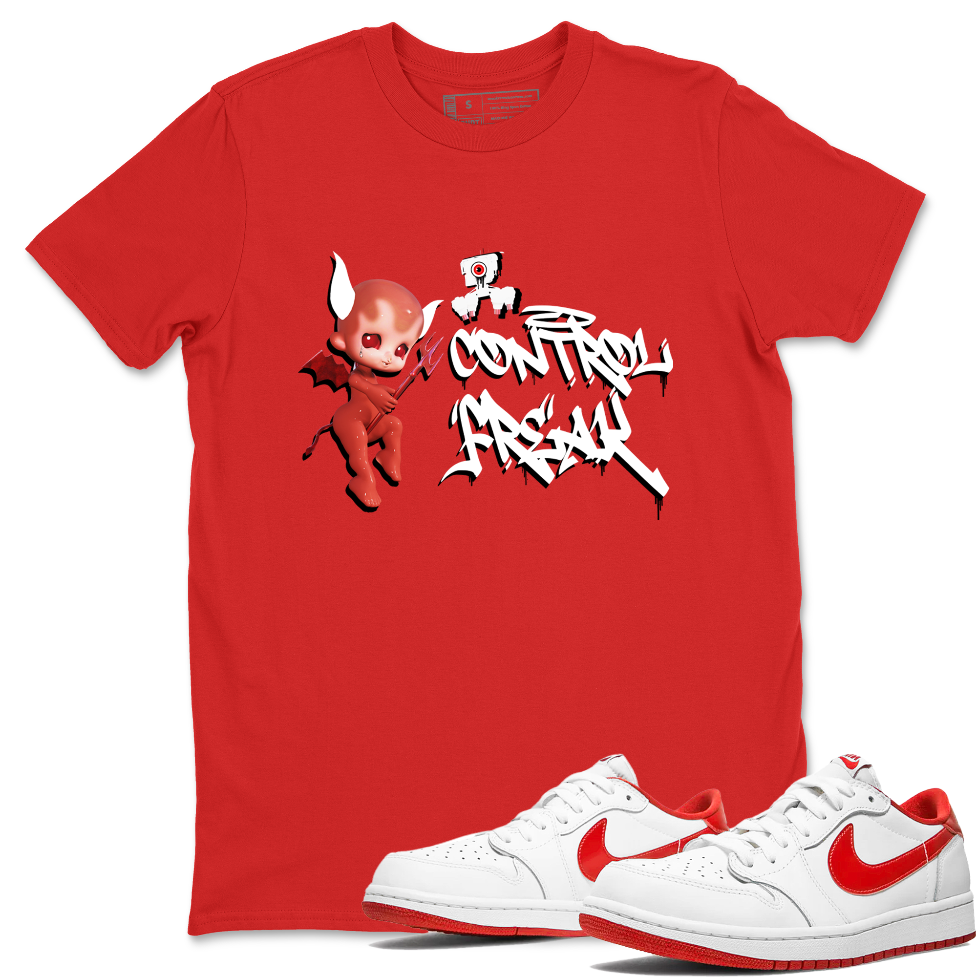 Control Freak snkmatch Tee - Air Jordan 1 University Red