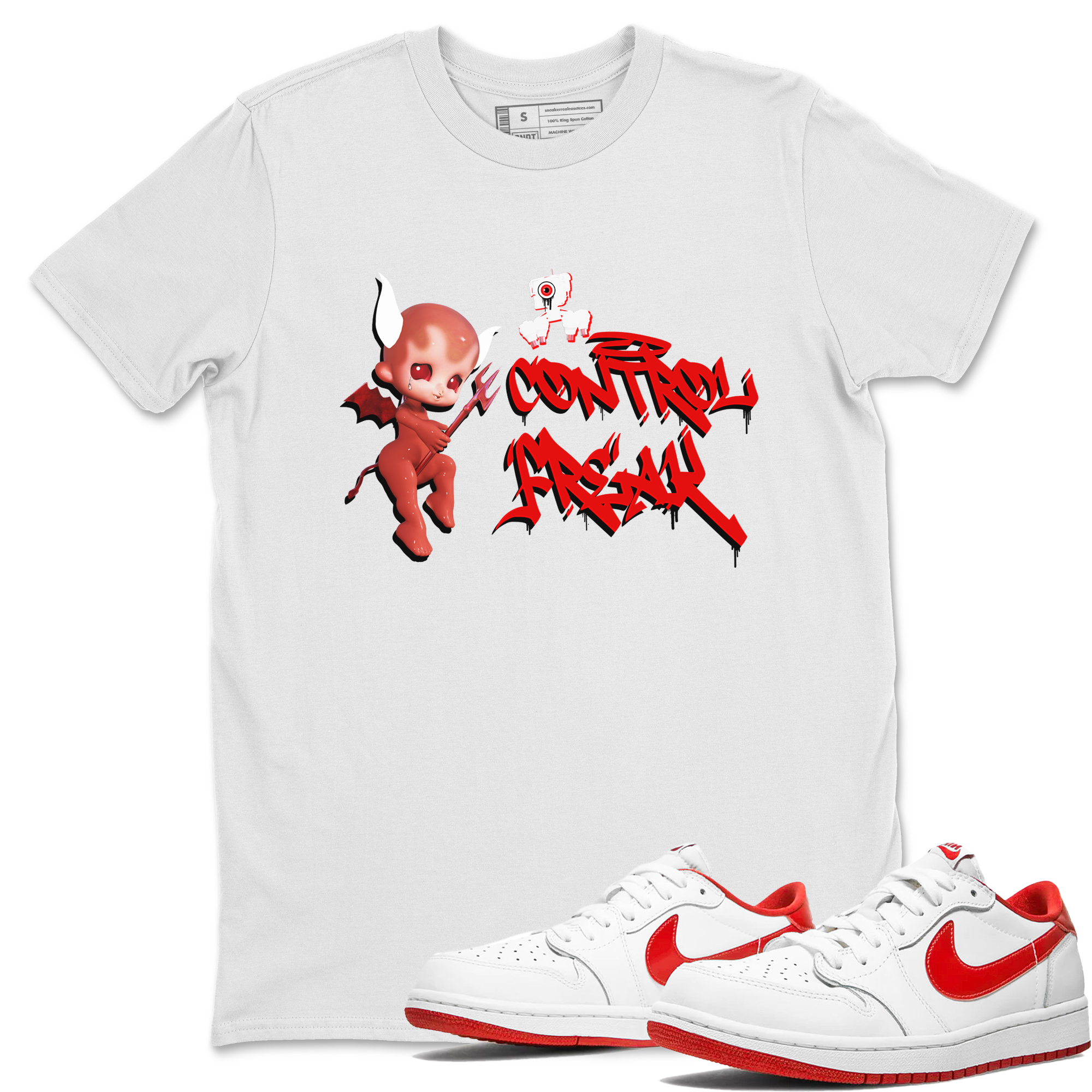 Control Freak snkmatch Tee - Air Jordan 1 University Red