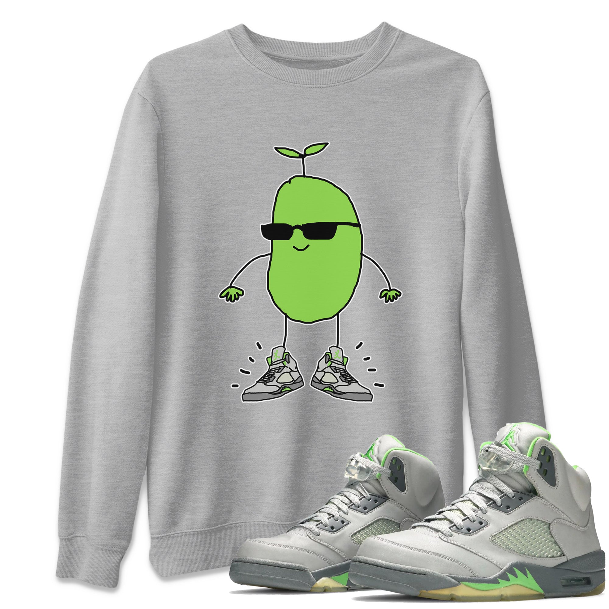 Cool Beans Unisex Tops - Air Jordan 5 Green Bean