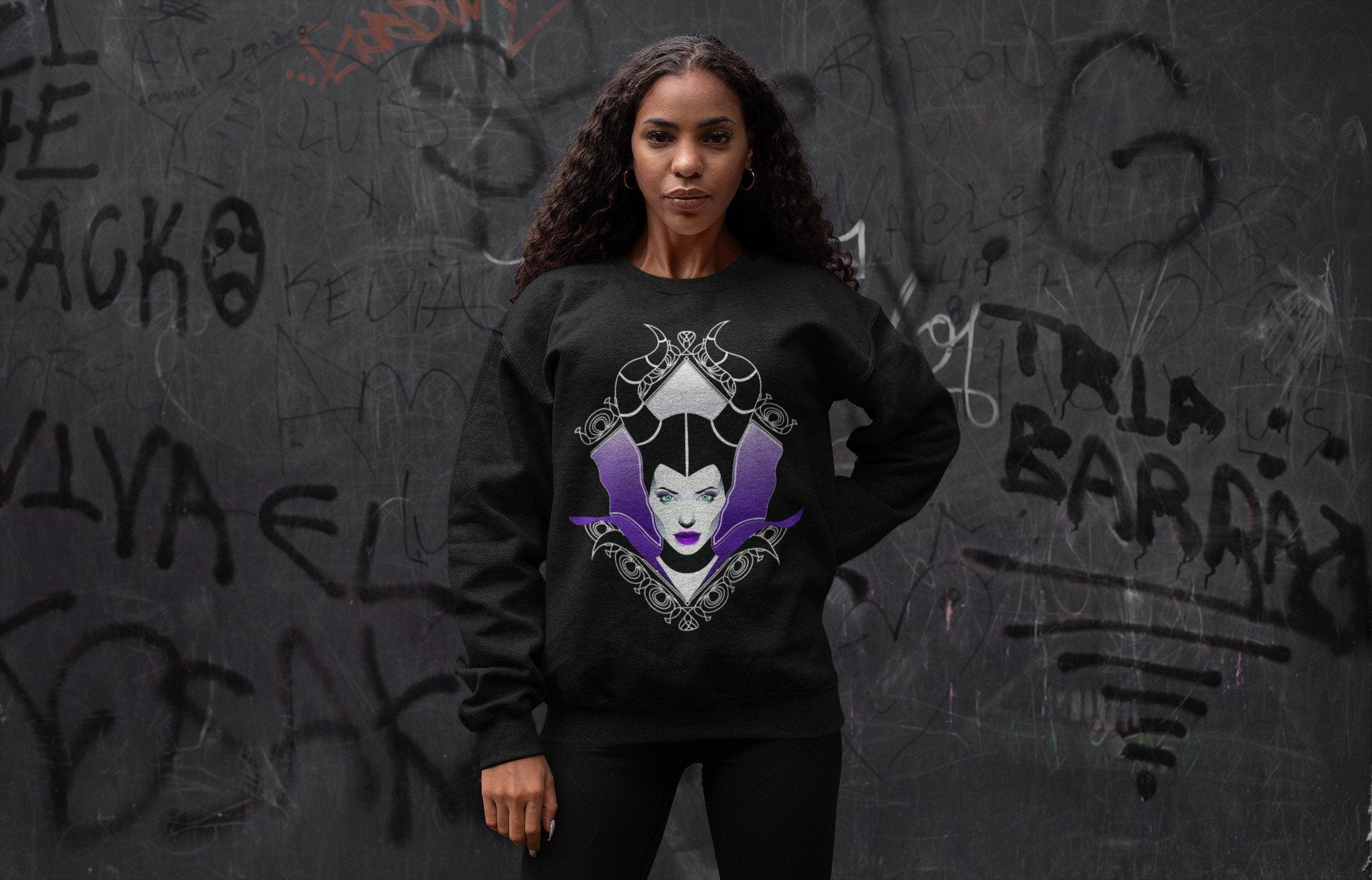 Court Purple Evil Unisex Tops - Air Jordan 1 WMNS Court Purple