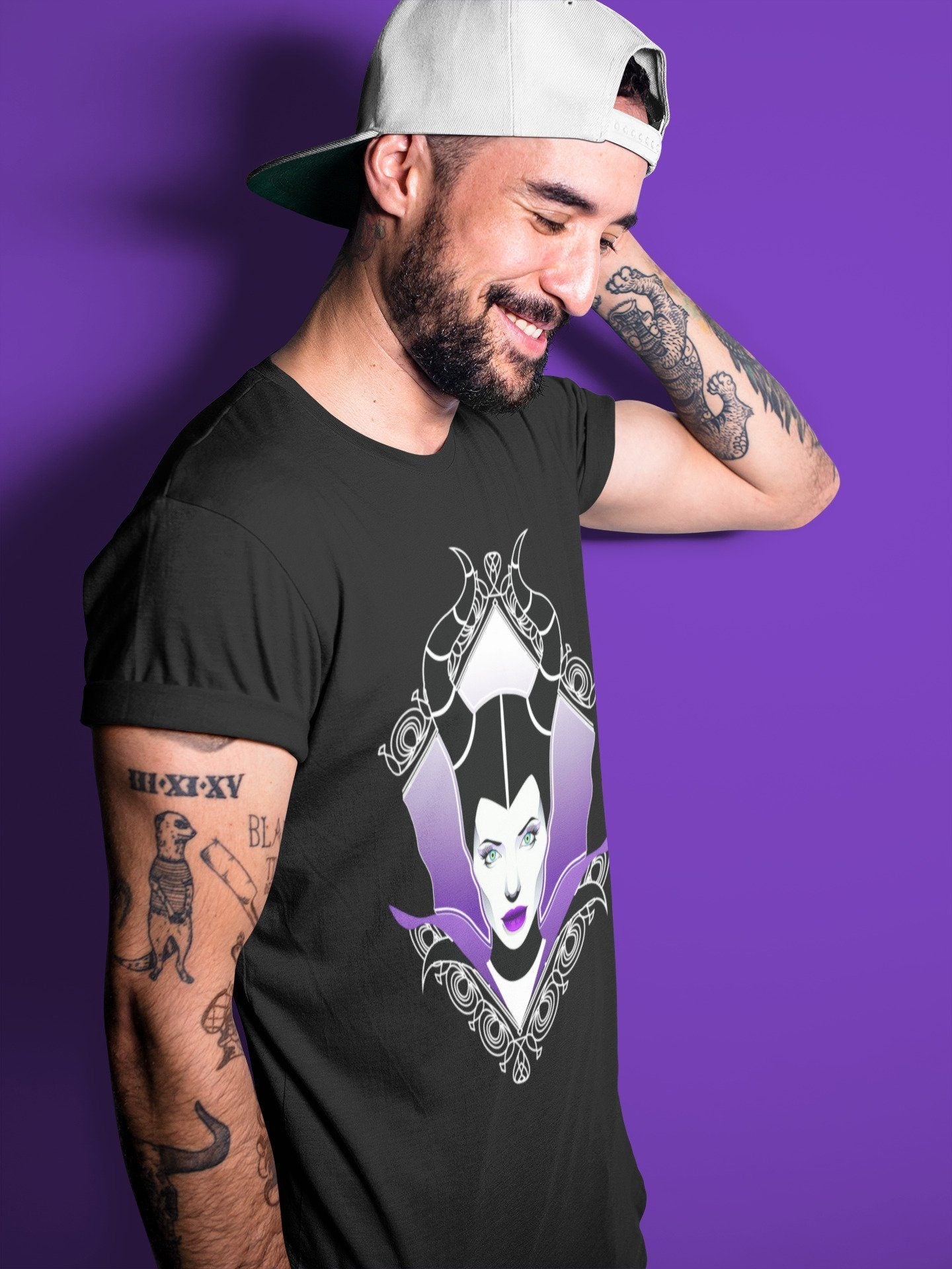 Court Purple Evil Unisex Tops - Air Jordan 1 WMNS Court Purple
