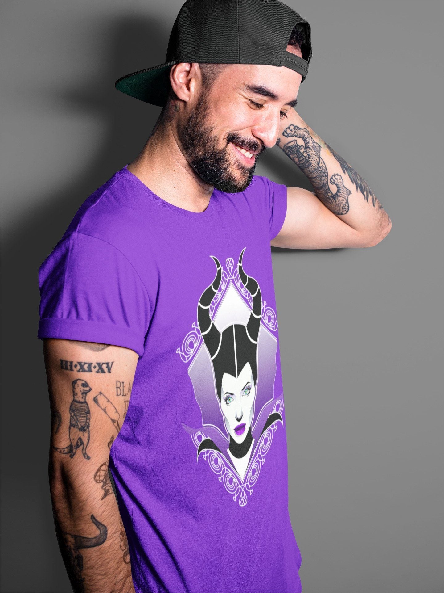 Court Purple Evil Unisex Tops - Air Jordan 1 WMNS Court Purple