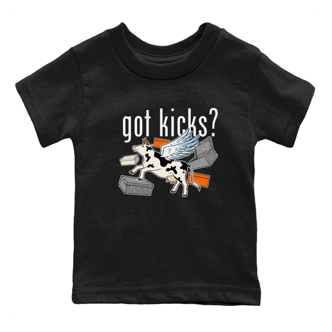 Cow Got Kicks snkmatch Tees Kids - Air Jordan 5 Craft