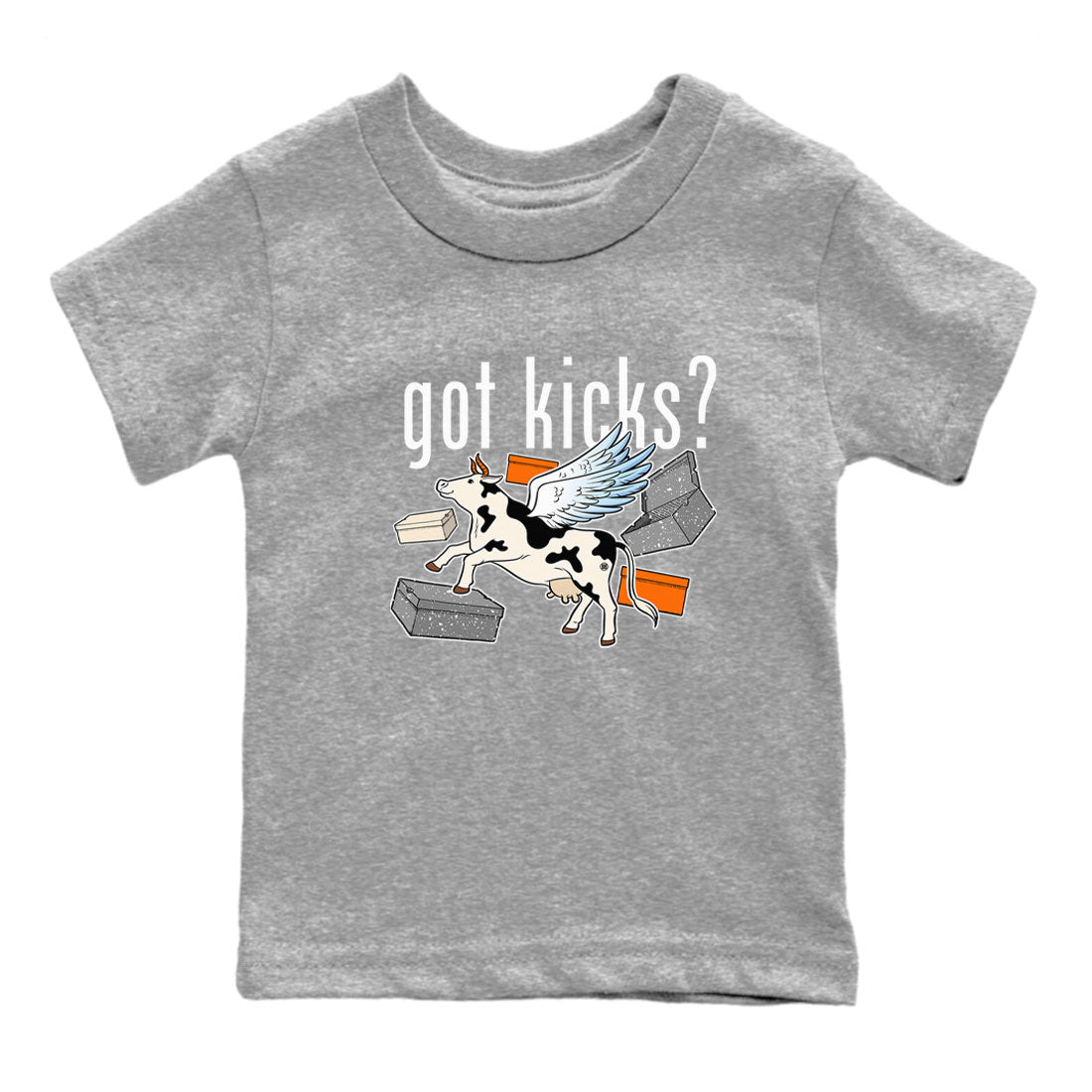 Cow Got Kicks snkmatch Tees Kids - Air Jordan 5 Craft