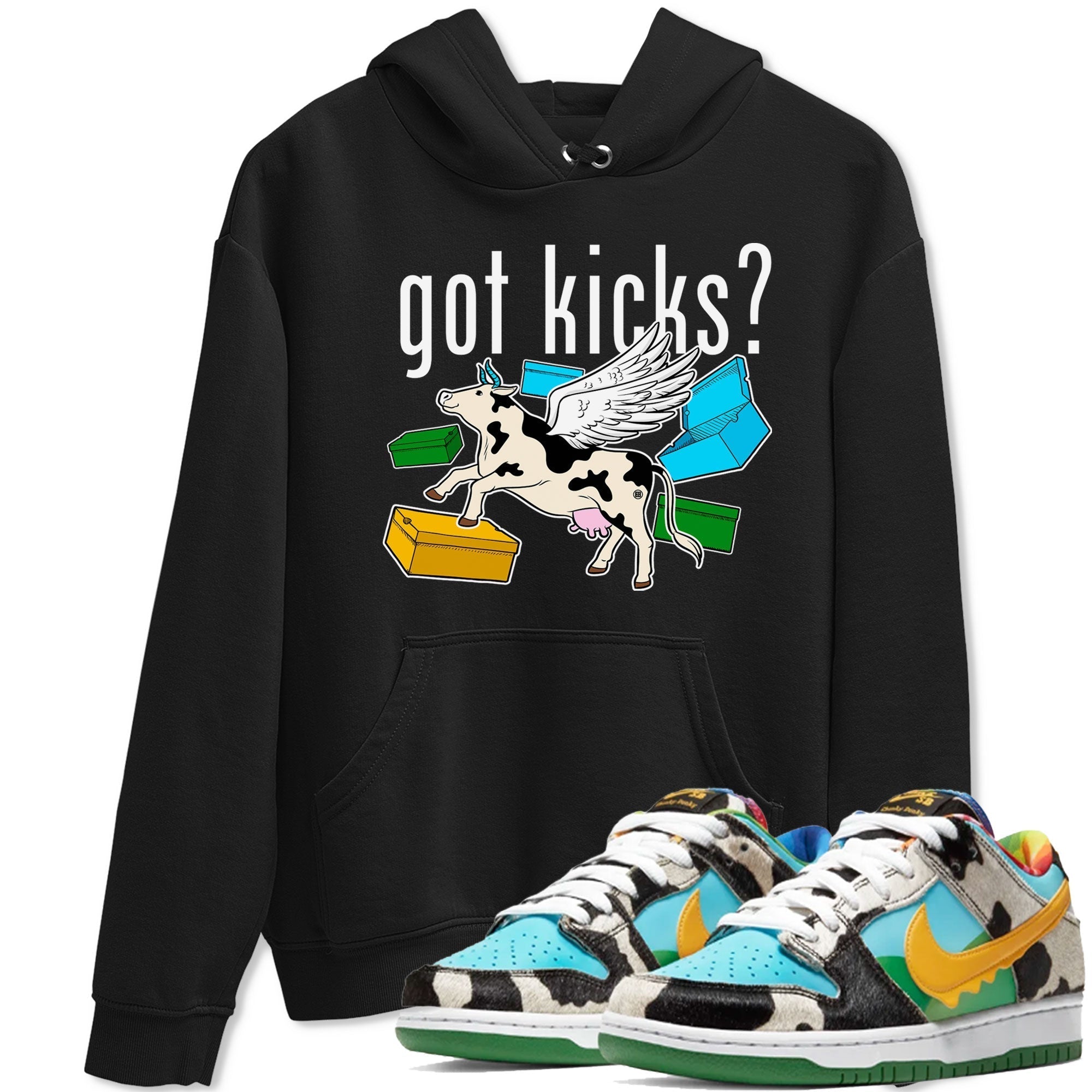 Cow Got Kicks snkmatch Tees - Dunk Chunky Dunky