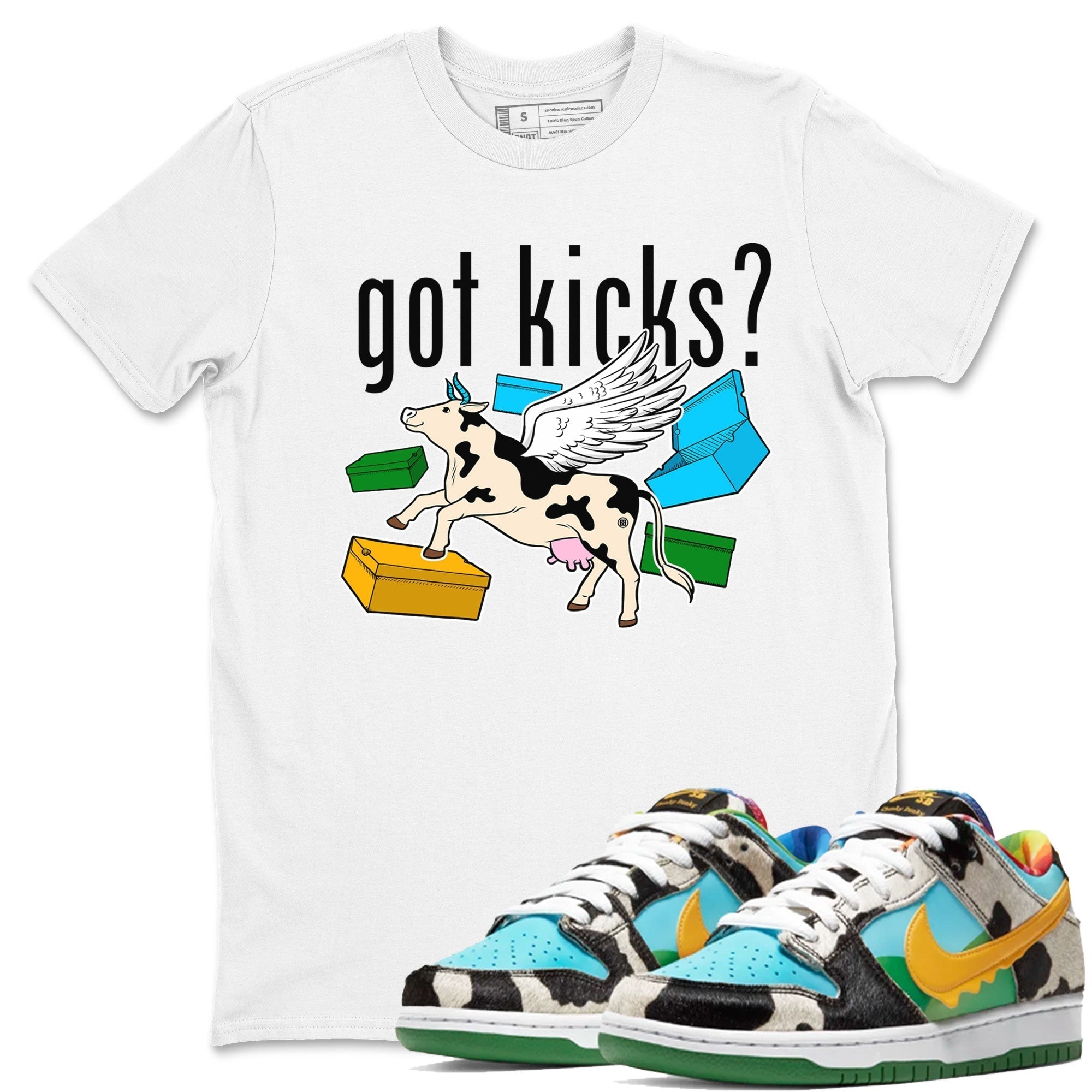 Cow Got Kicks snkmatch Tees - Dunk Chunky Dunky
