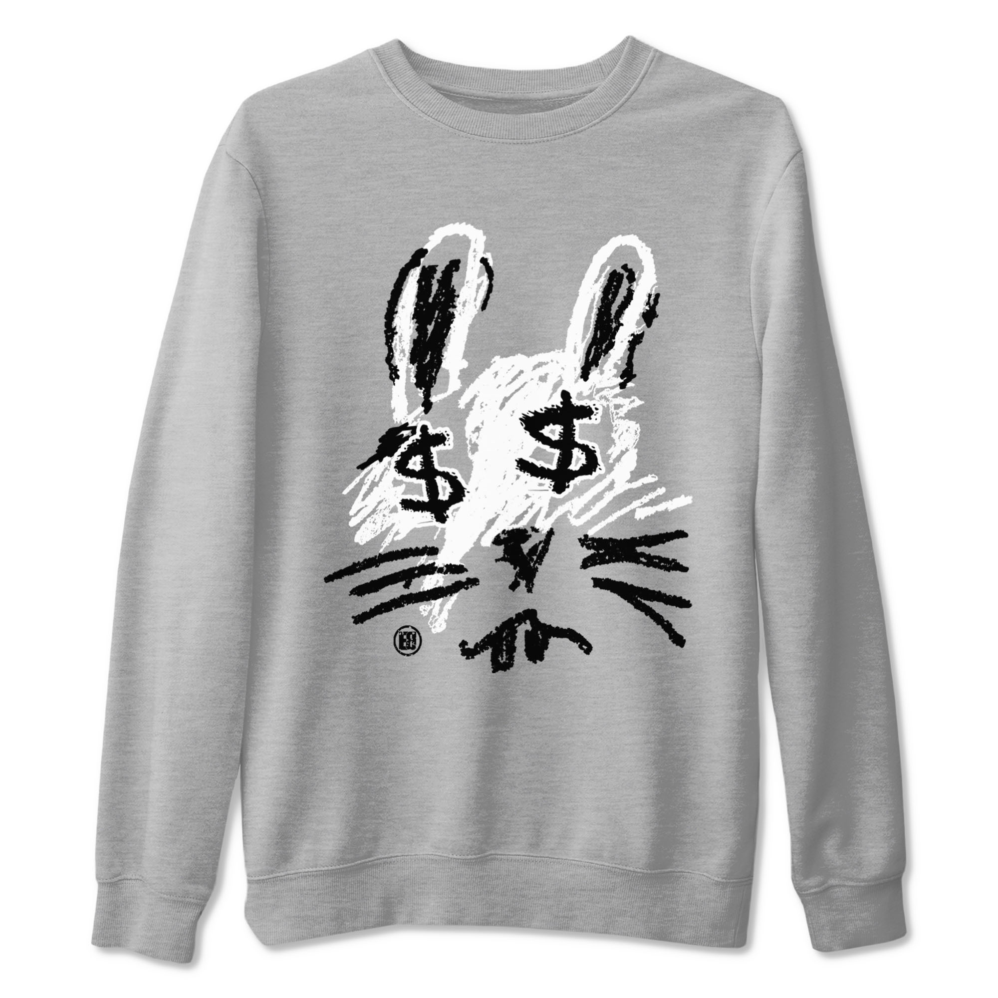 Crayon Bunny snkmatch Tees - Air Jordan 1 Black White