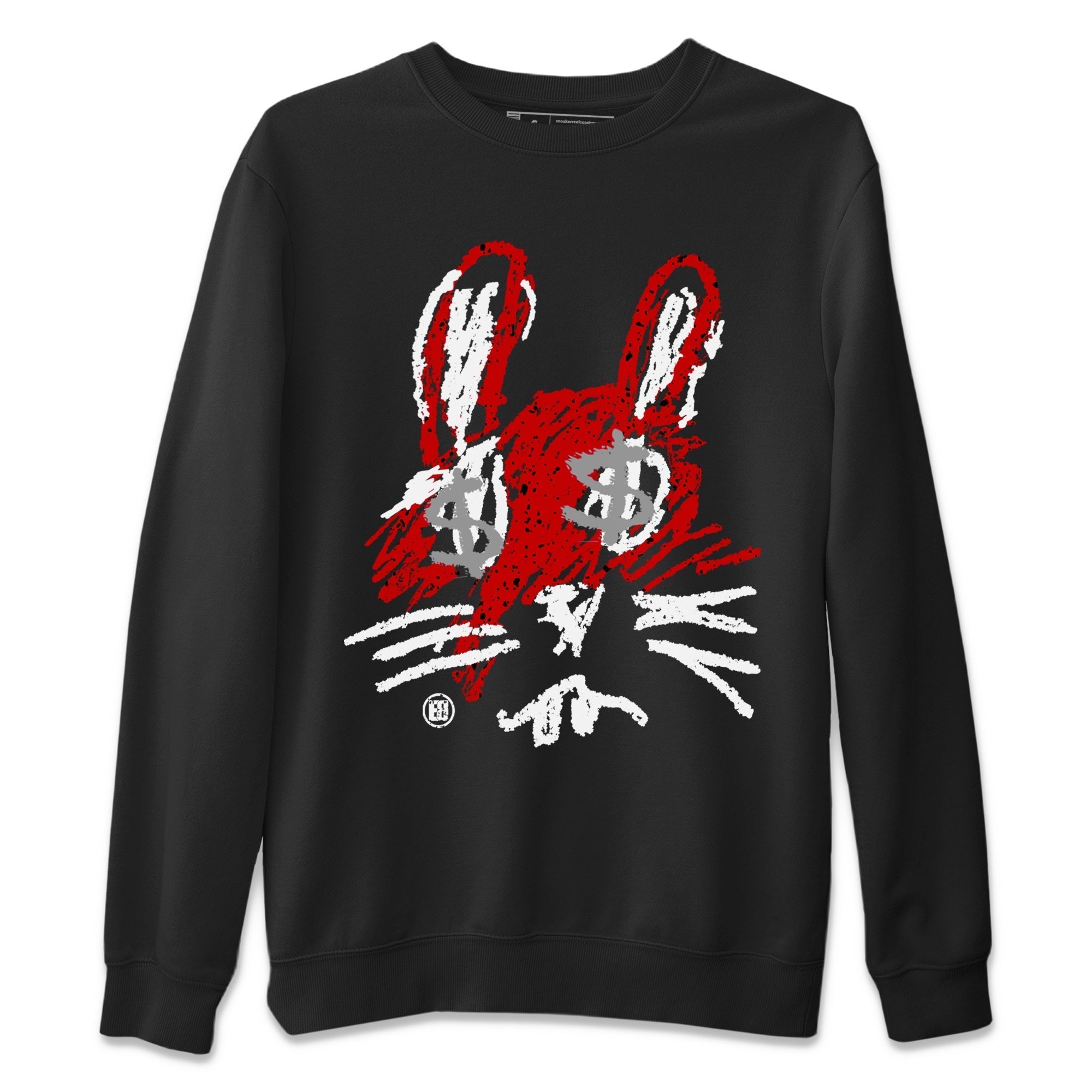 Crayon Bunny Unisex Tops - Air Jordan 4 Red Cement