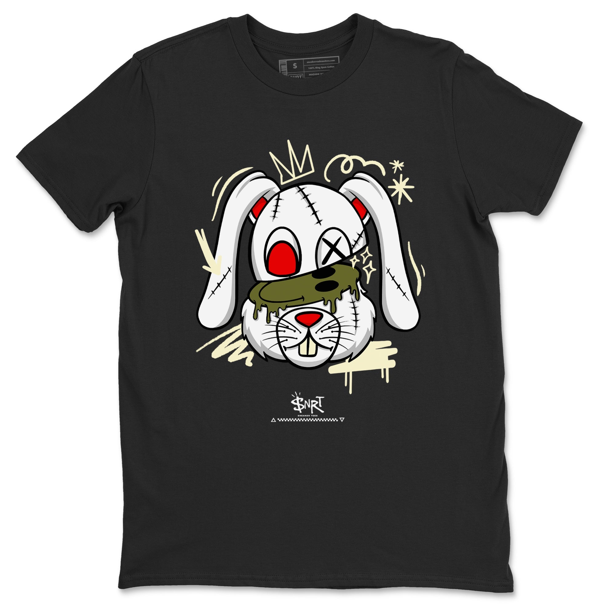 Crazy Bunny snkmatch Tees - Air Jordan 1 Travis Scott Medium Olive