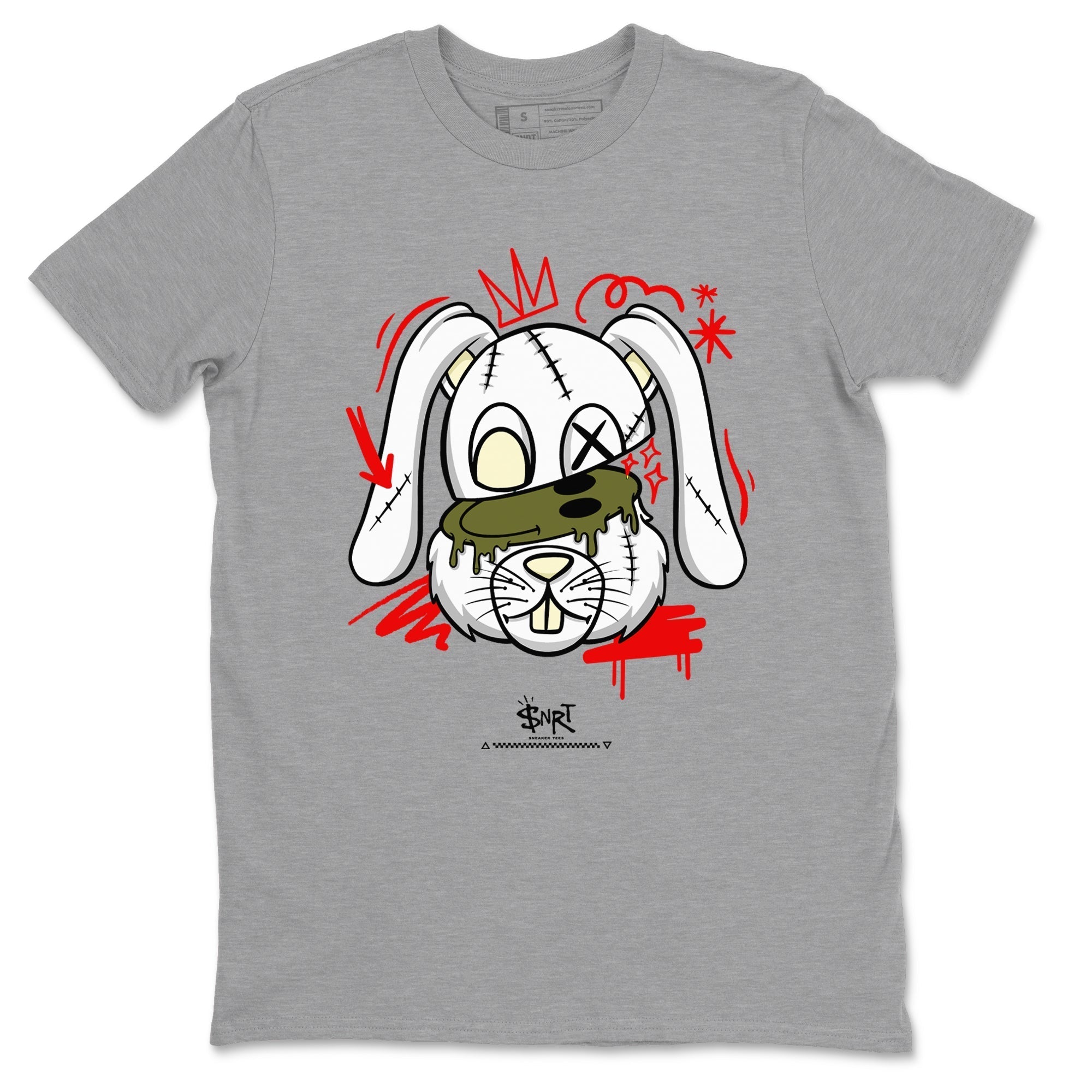 Crazy Bunny snkmatch Tees - Air Jordan 1 Travis Scott Medium Olive