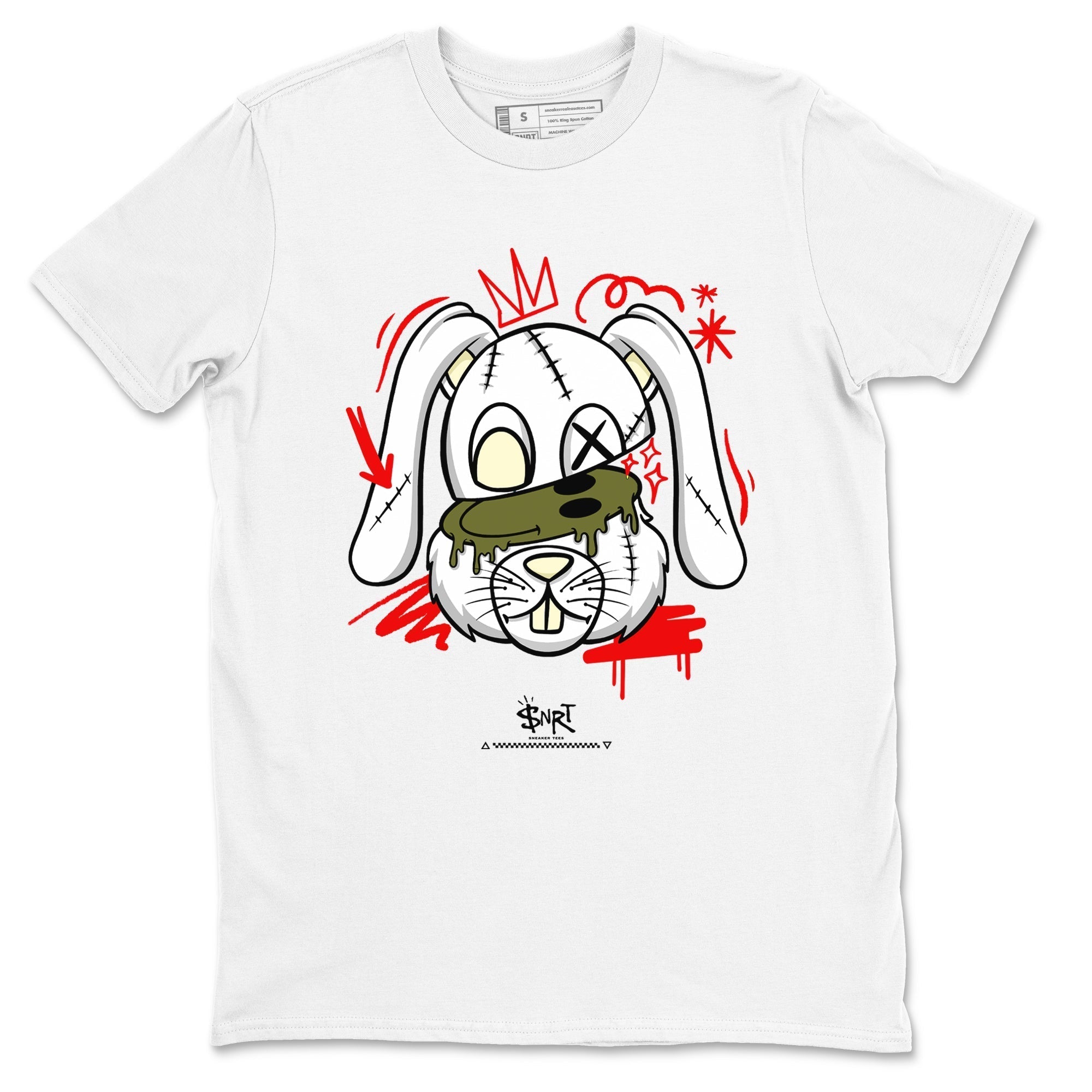 Crazy Bunny snkmatch Tees - Air Jordan 1 Travis Scott Medium Olive