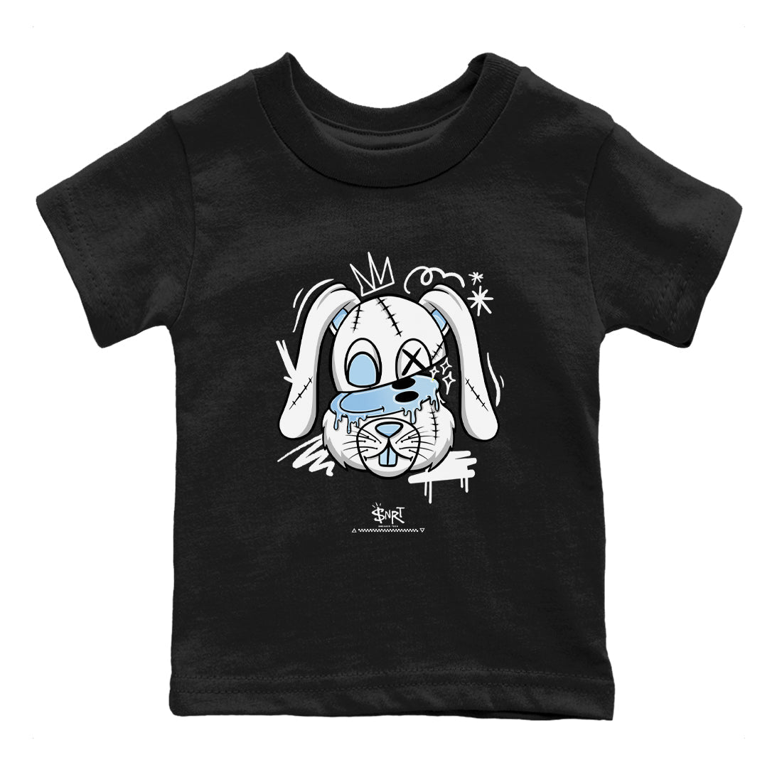 Crazy Bunny snkmatch Tees Kids - Air Jordan 11 Retro Legend Blue