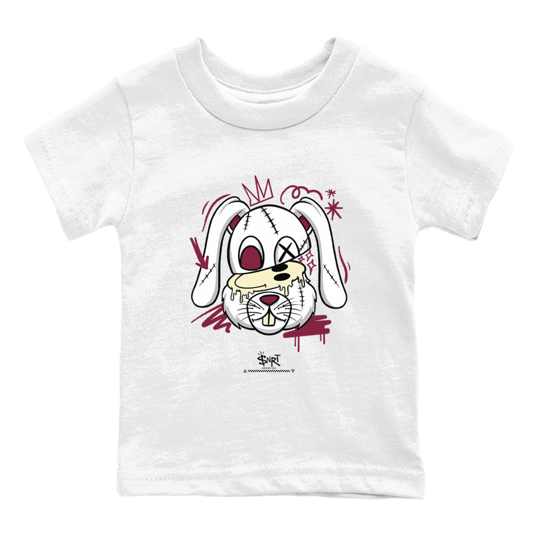 Crazy Bunny snkmatch Tees Kids - Air Jordan 3 A Ma Maniere x Burgundy Crush