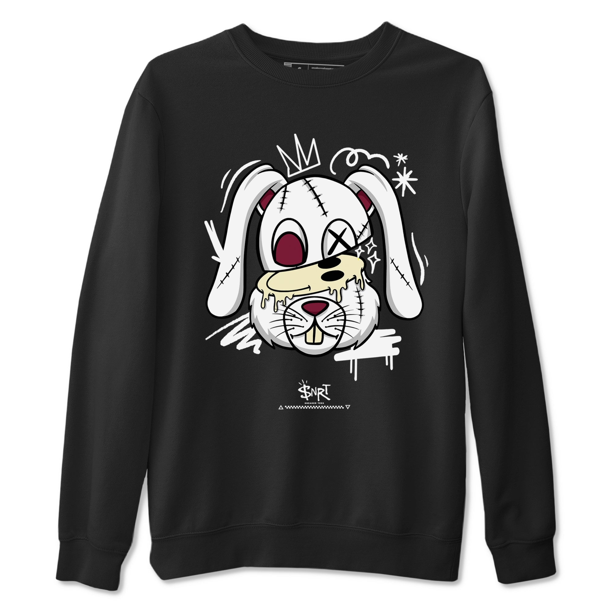 Crazy Bunny snkmatch Tees - Air Jordan 3 A Ma Maniere x Burgundy Crush