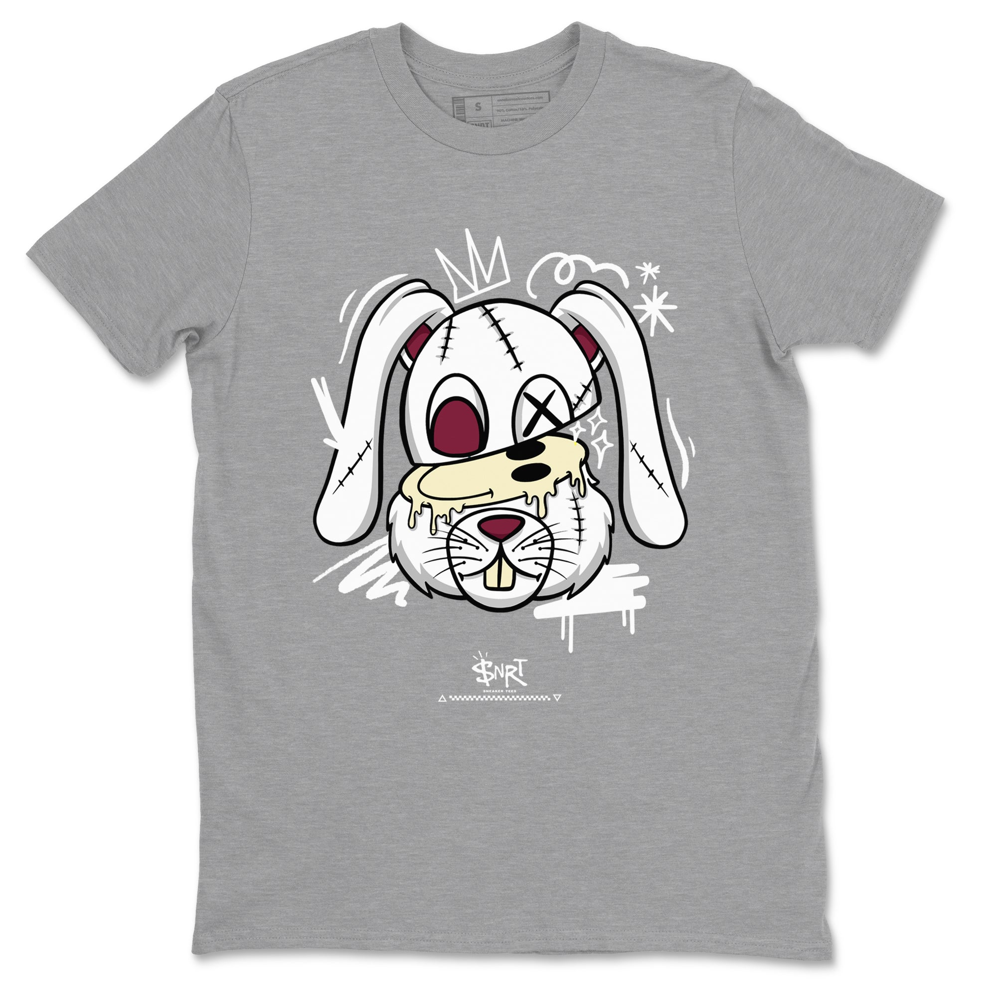 Crazy Bunny snkmatch Tees - Air Jordan 3 A Ma Maniere x Burgundy Crush