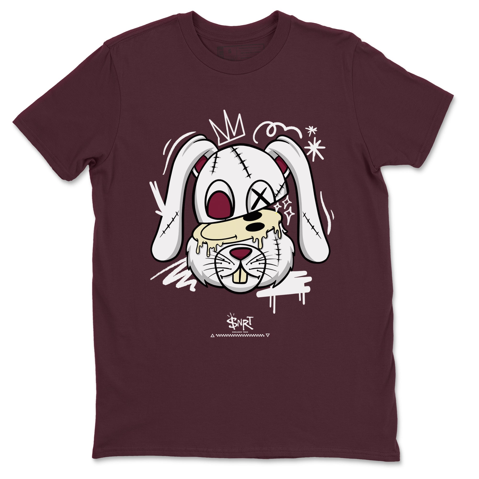 Crazy Bunny snkmatch Tees - Air Jordan 3 A Ma Maniere x Burgundy Crush
