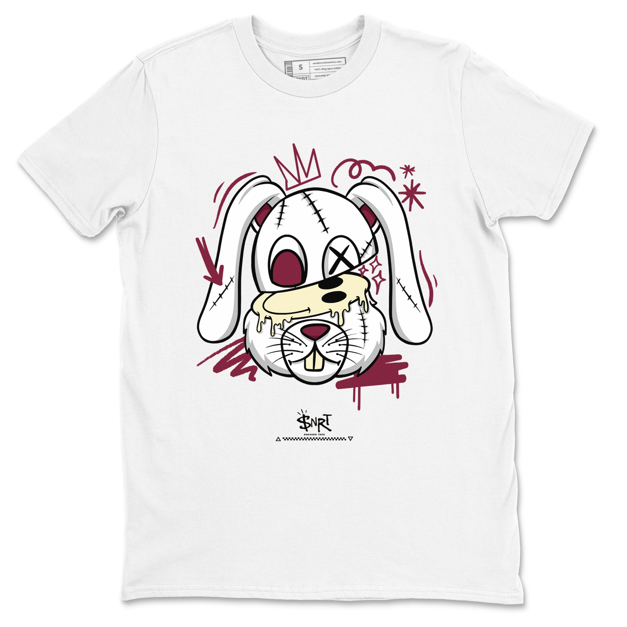 Crazy Bunny snkmatch Tees - Air Jordan 3 A Ma Maniere x Burgundy Crush
