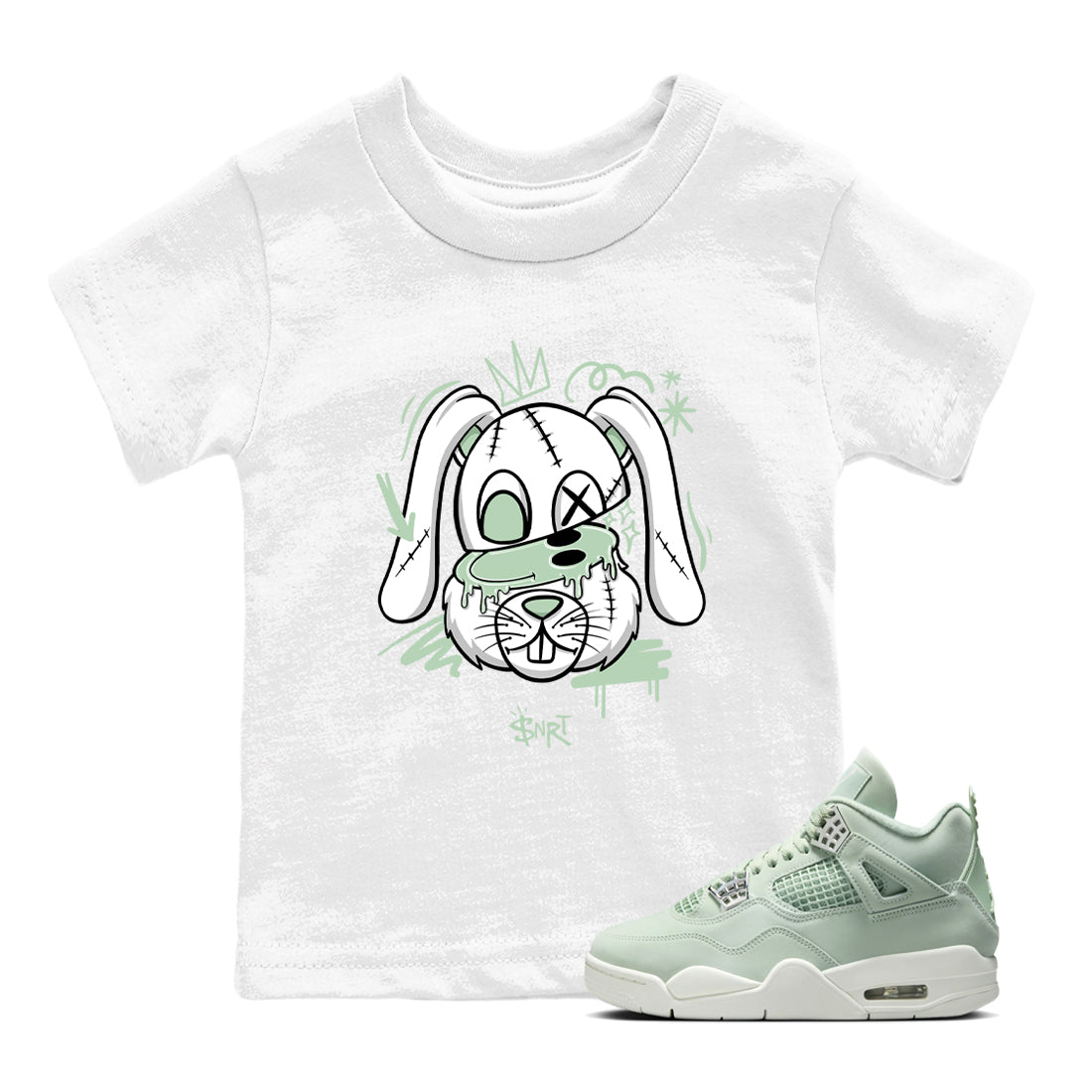 Crazy Bunny snkmatch Tees Kids - Air Jordan 4 Abundance