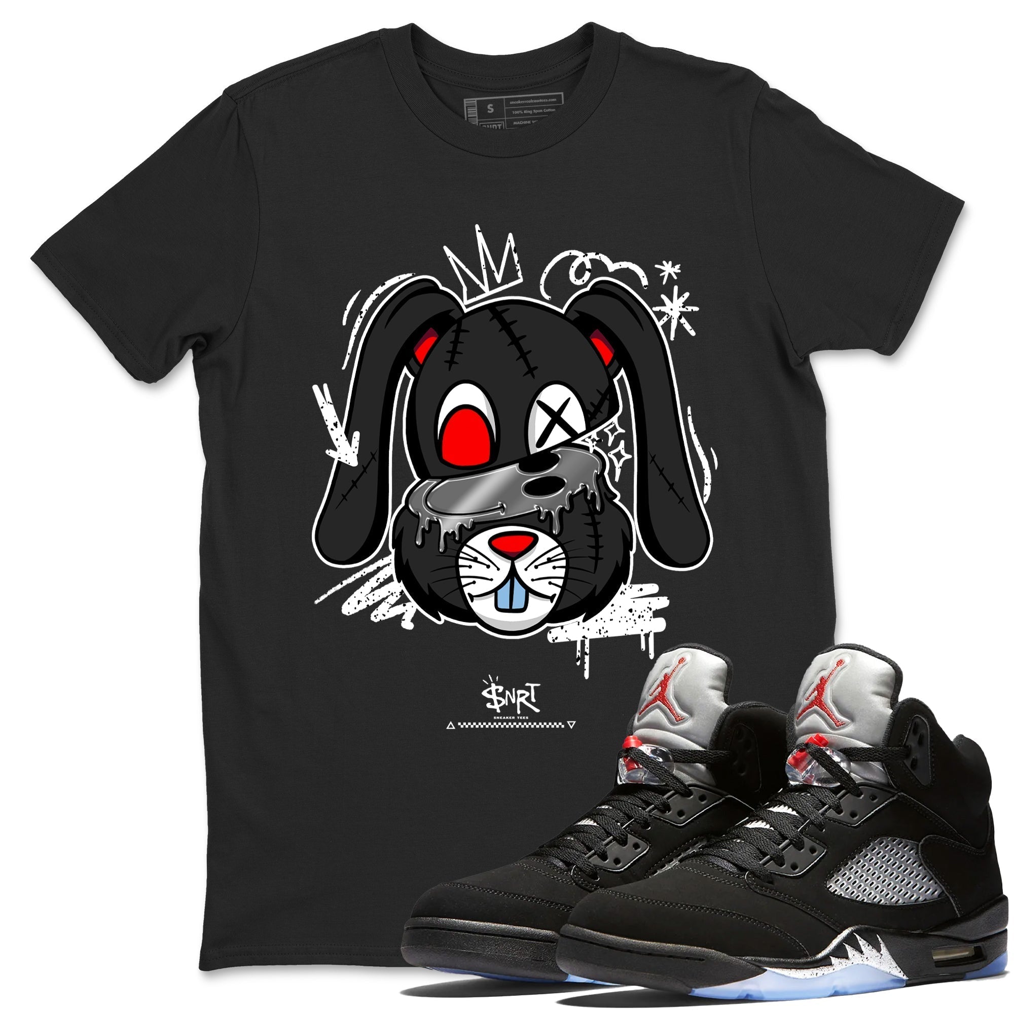 Crazy Bunny snkmatch Tees - Air Jordan 5 Reimagined