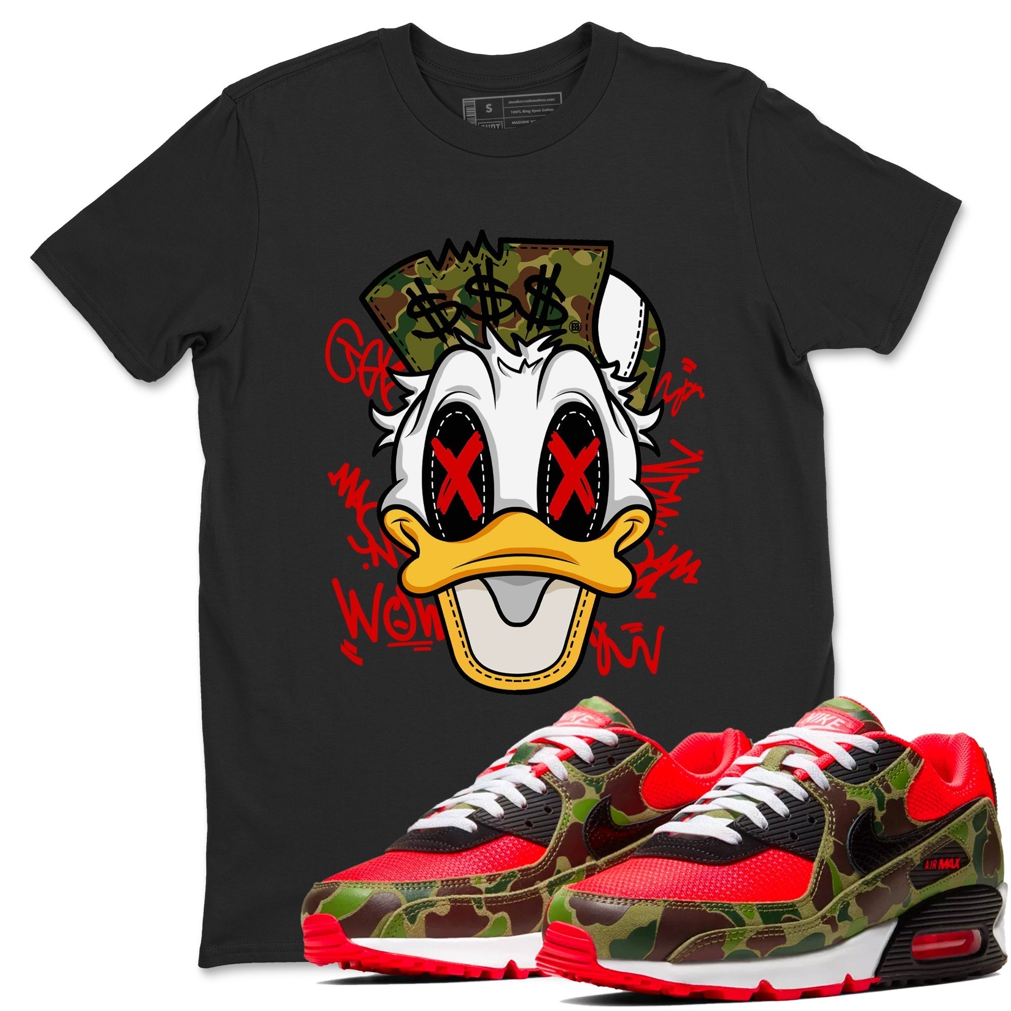 Crazy Duck snkmatch Tees - Air Max 90 Reverse Duck Camo