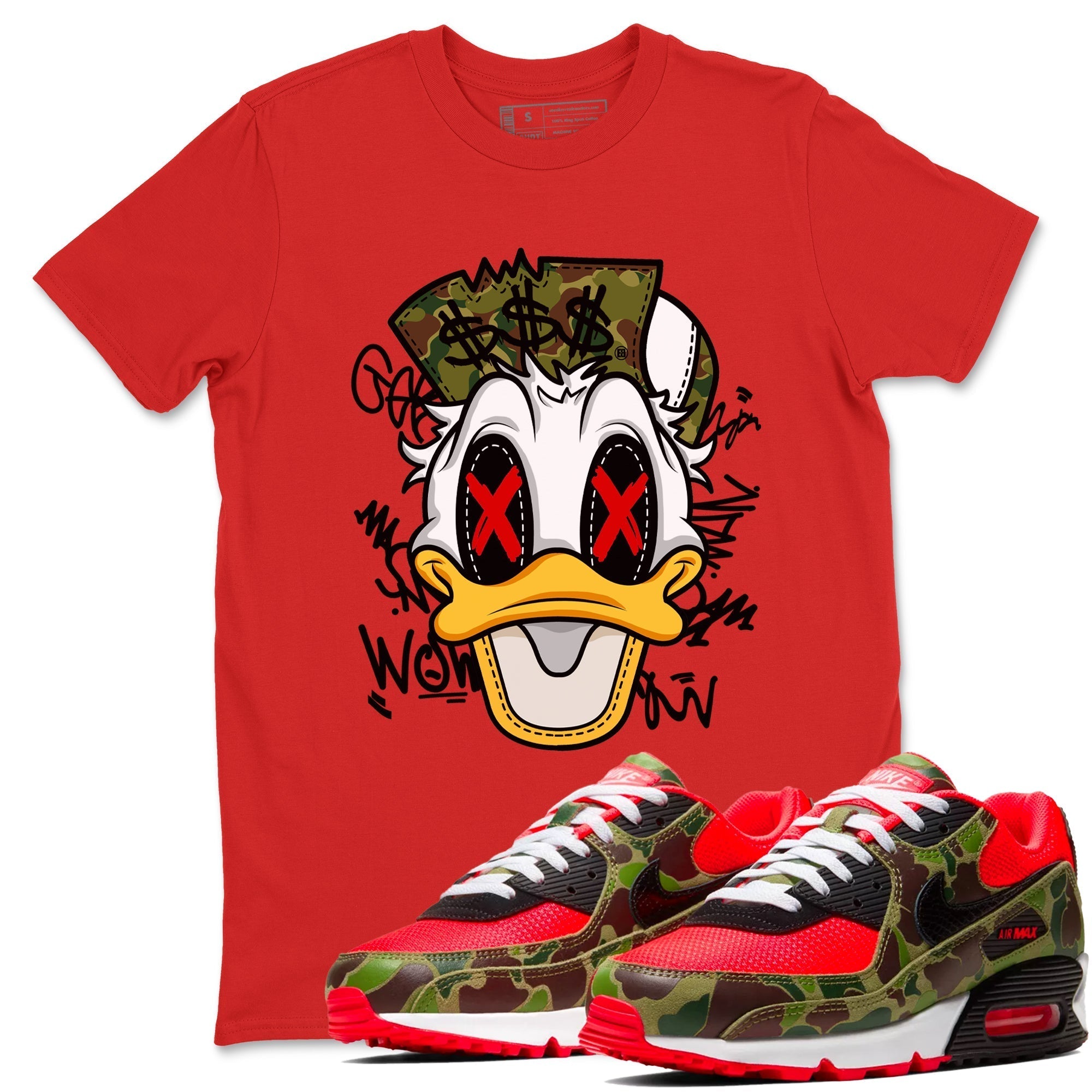 Crazy Duck snkmatch Tees - Air Max 90 Reverse Duck Camo